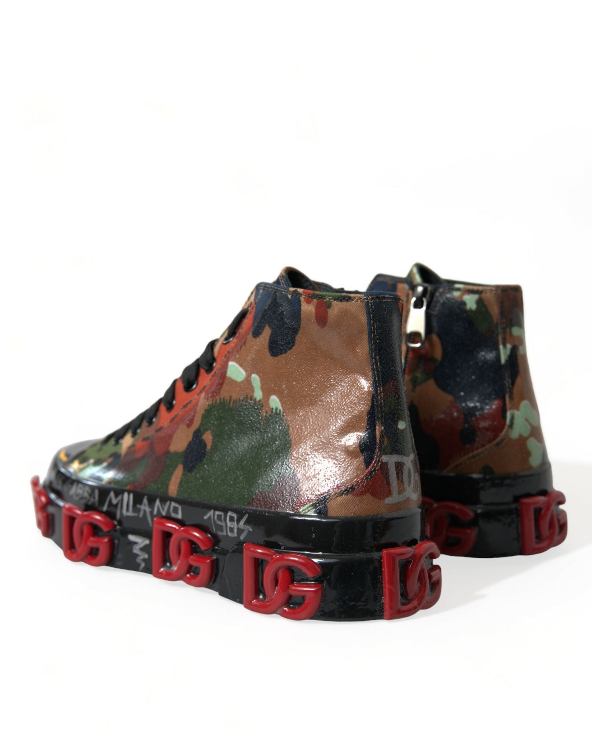 Multicolor Camouflage High Top Sneakers Schoenen