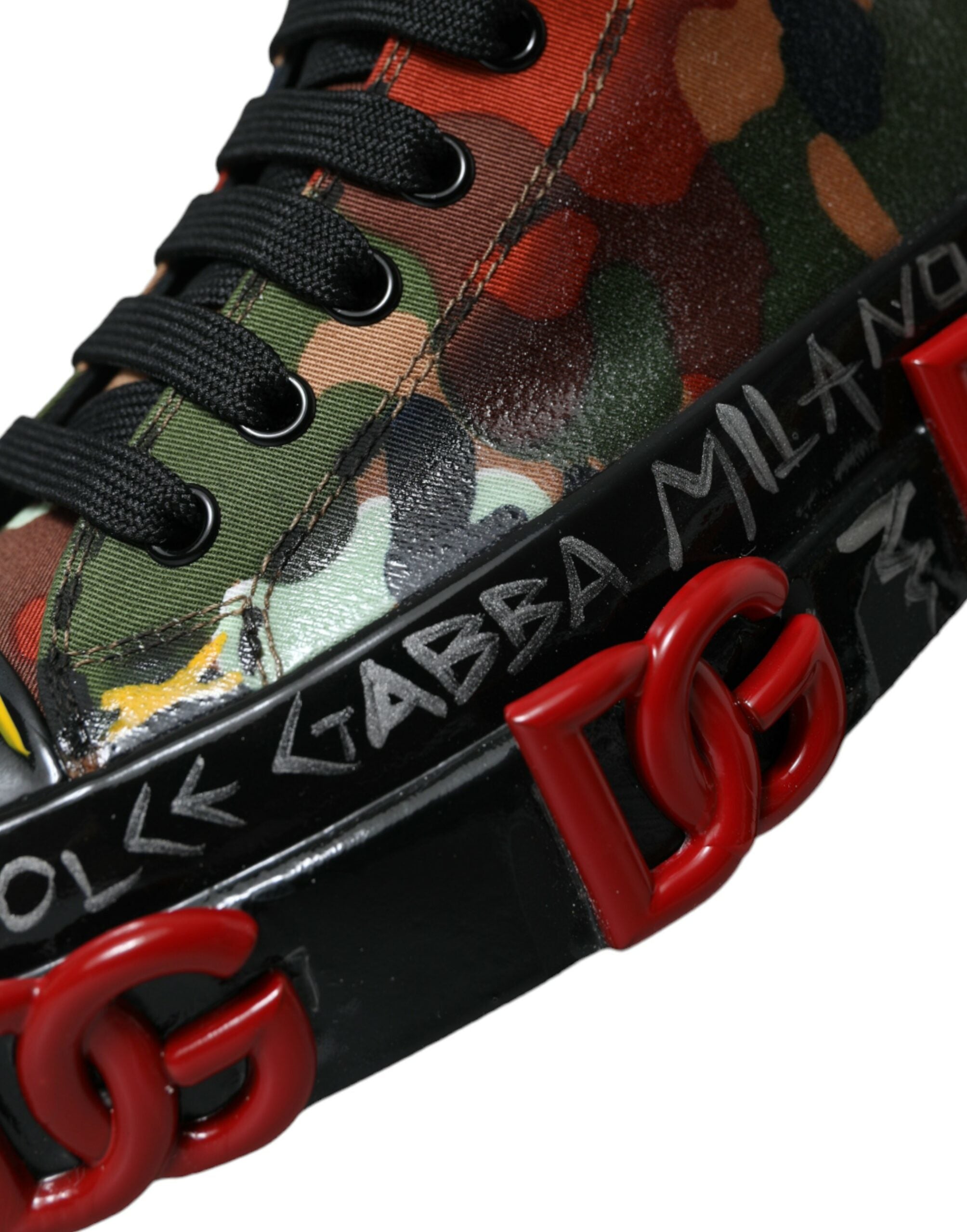Multicolor Camouflage High Top Sneakers Schoenen