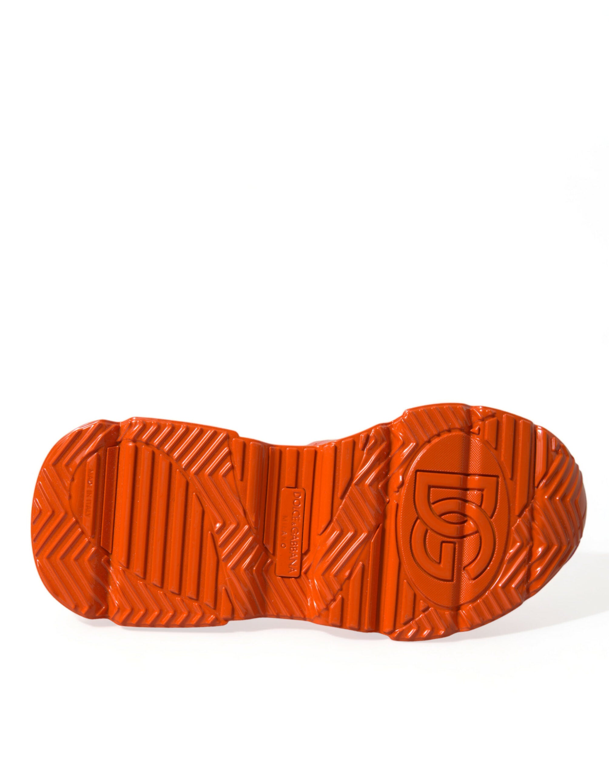 Oranje Multi Panel Chunky High Top Sneakers Schoenen