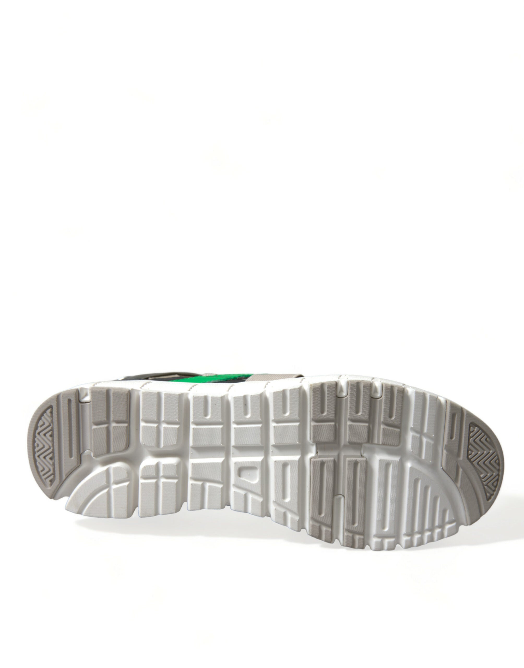 Veelkleurige leren suède lage sneakers