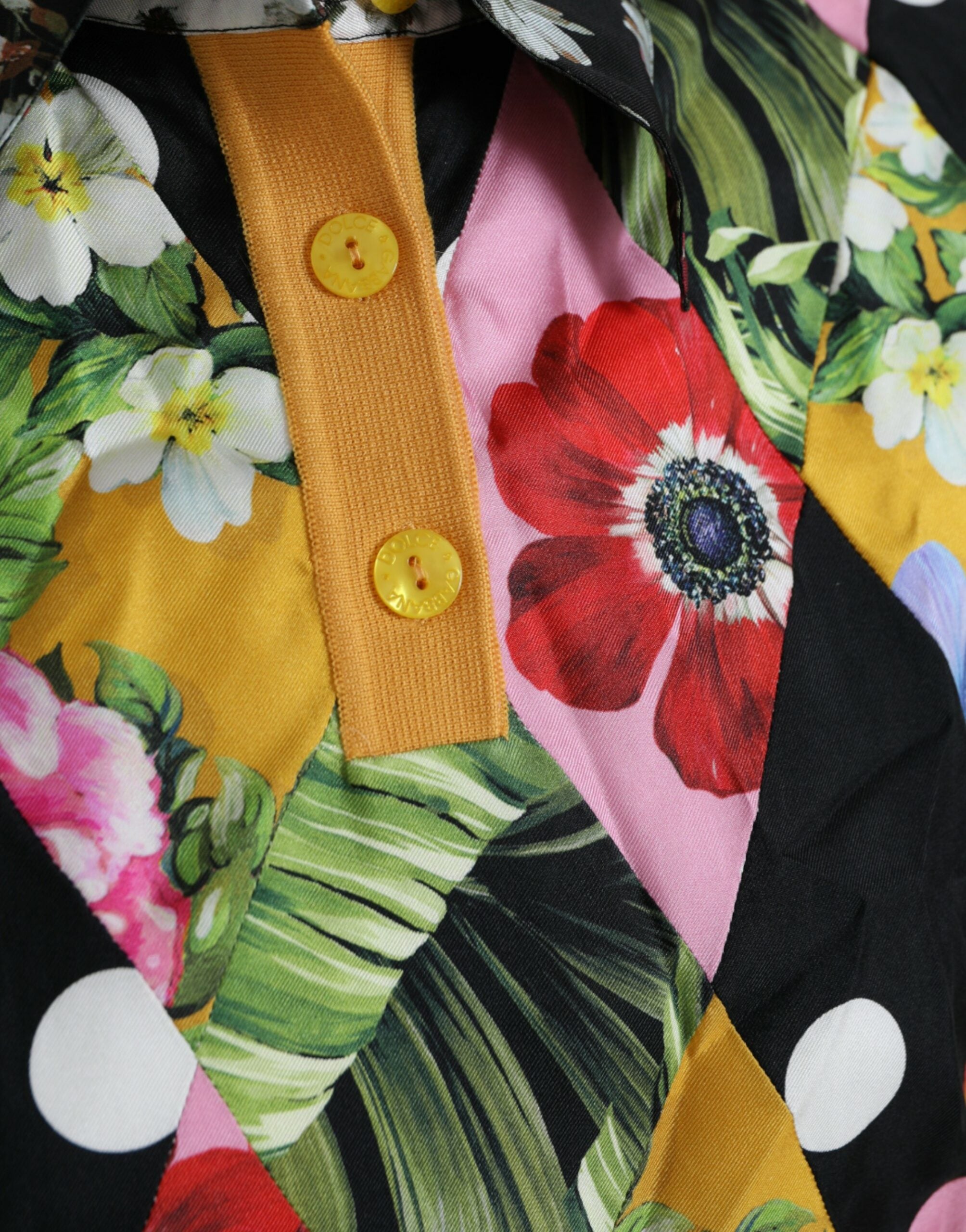 Multicolor Patchwork Kasjmier Henley Trui