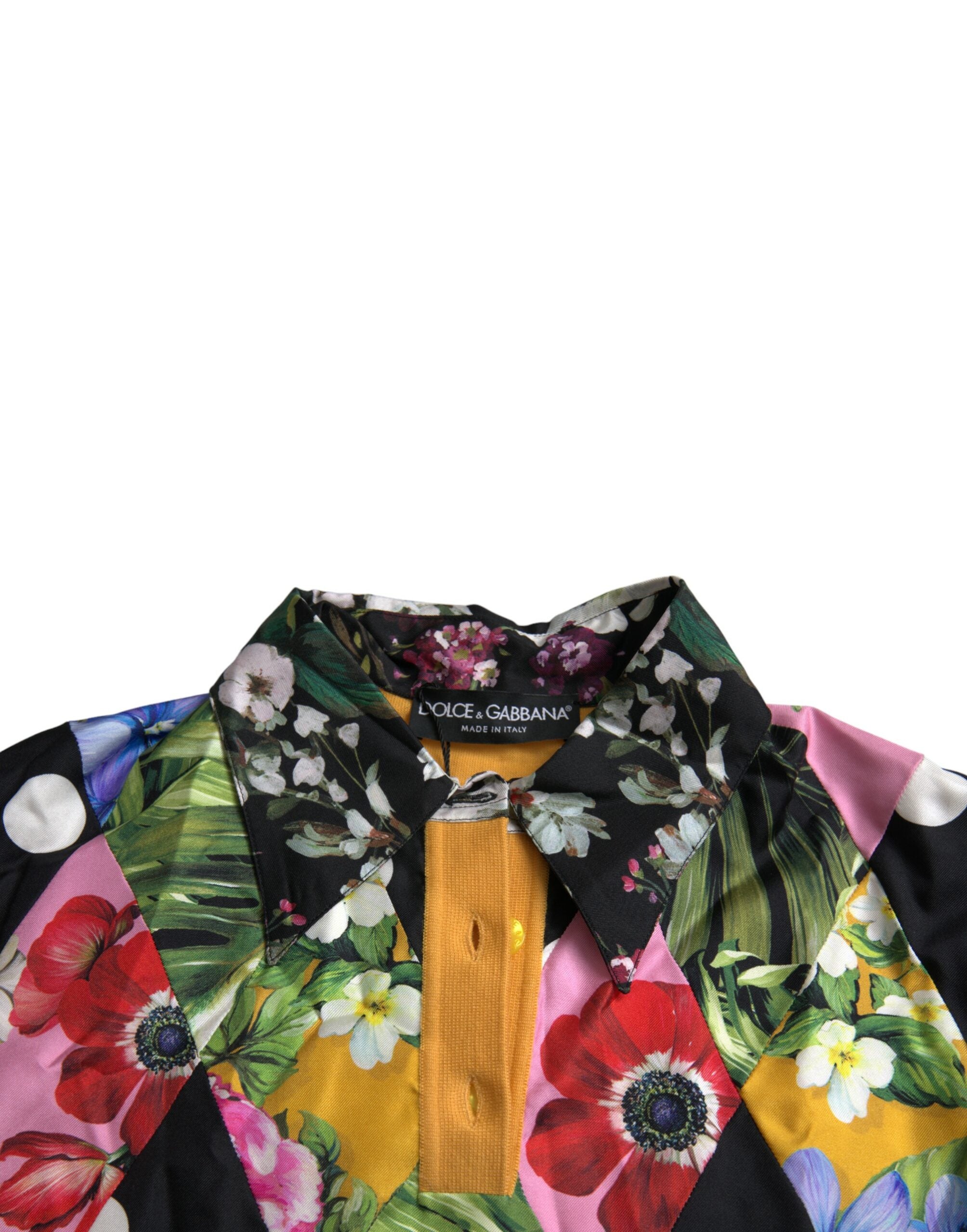 Multicolor Patchwork Kasjmier Henley Trui