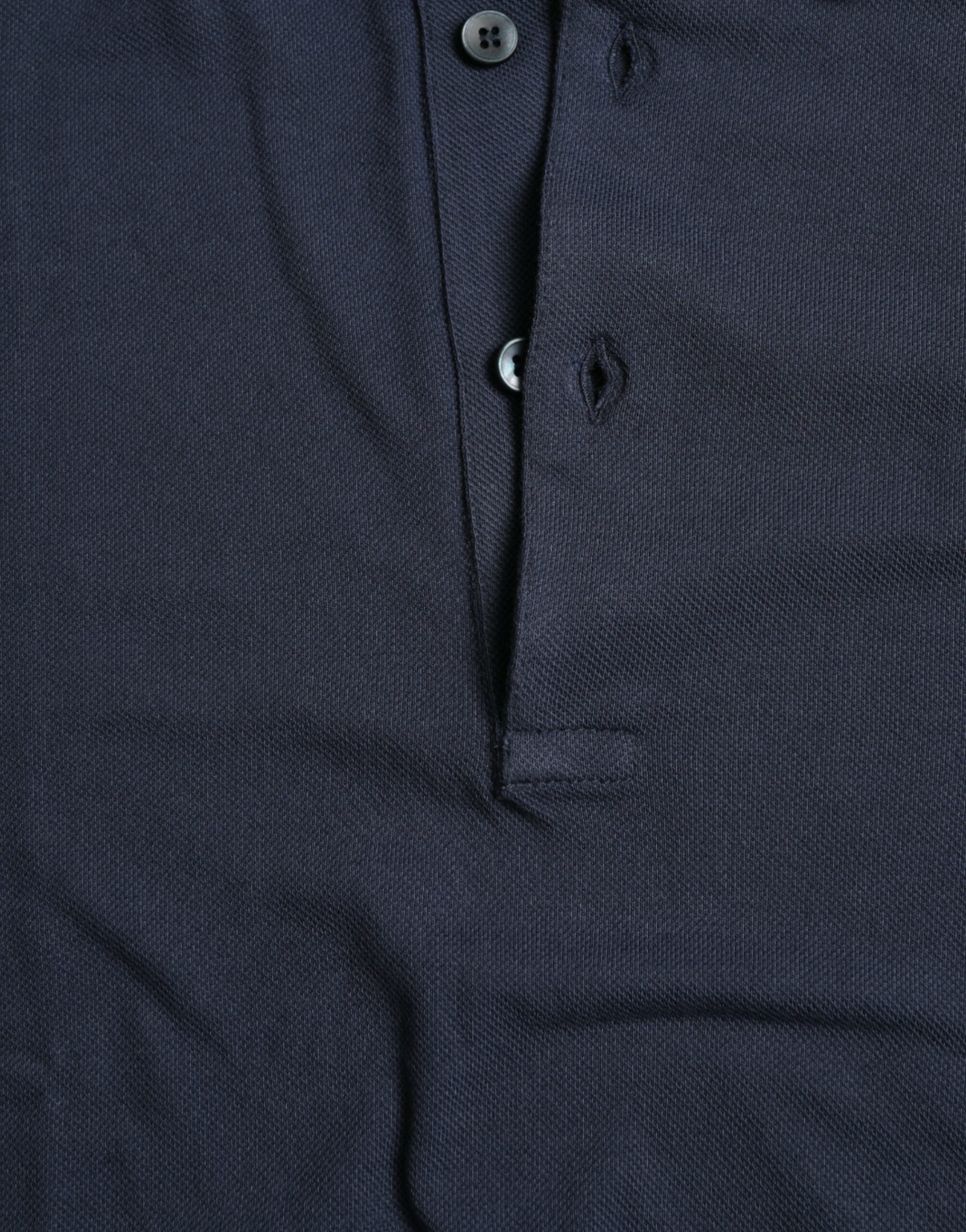 Blue Crown Patch katoenen poloshirt met kraag voor heren