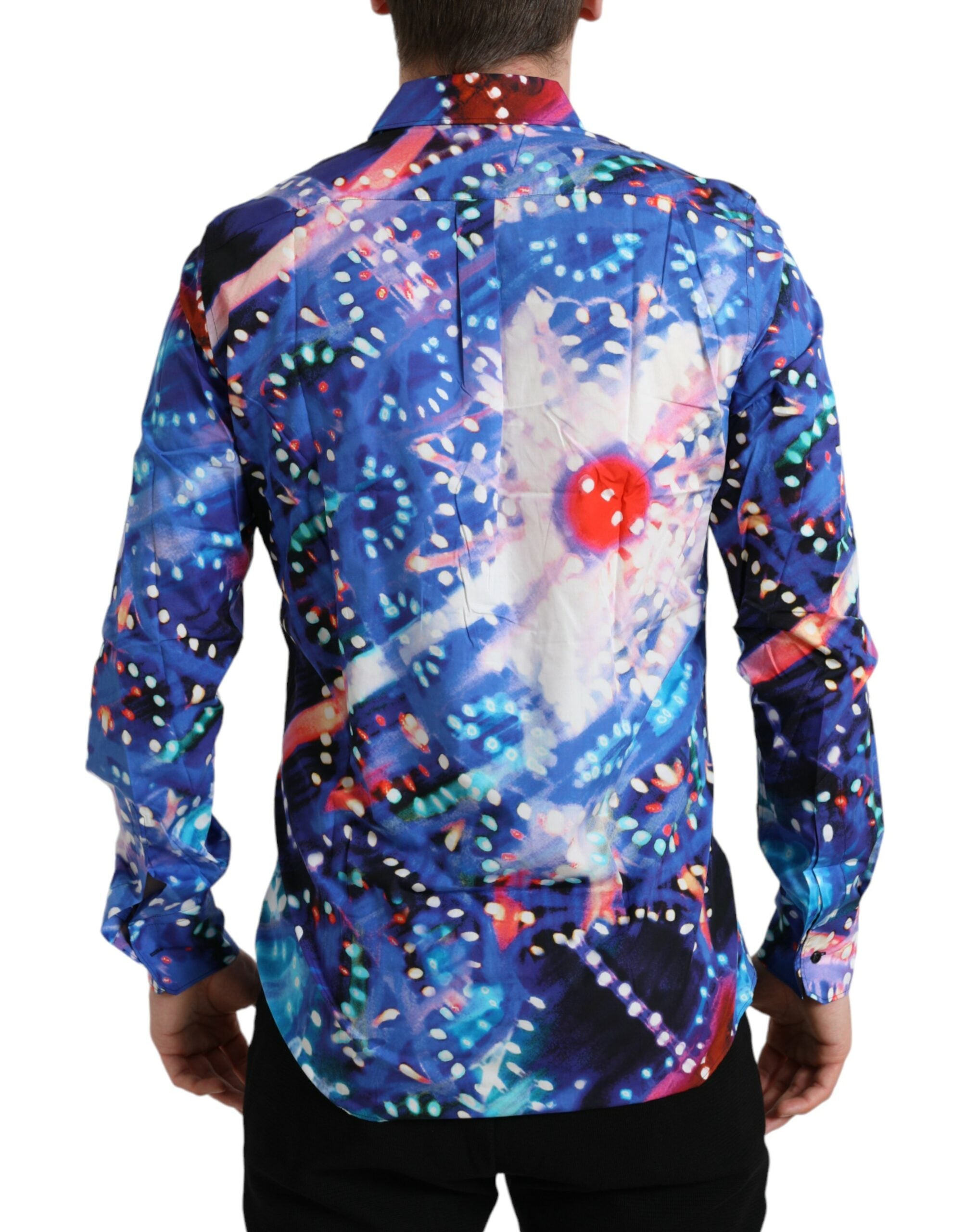 Multicolor Luminarie Slim MARTINI-overhemd