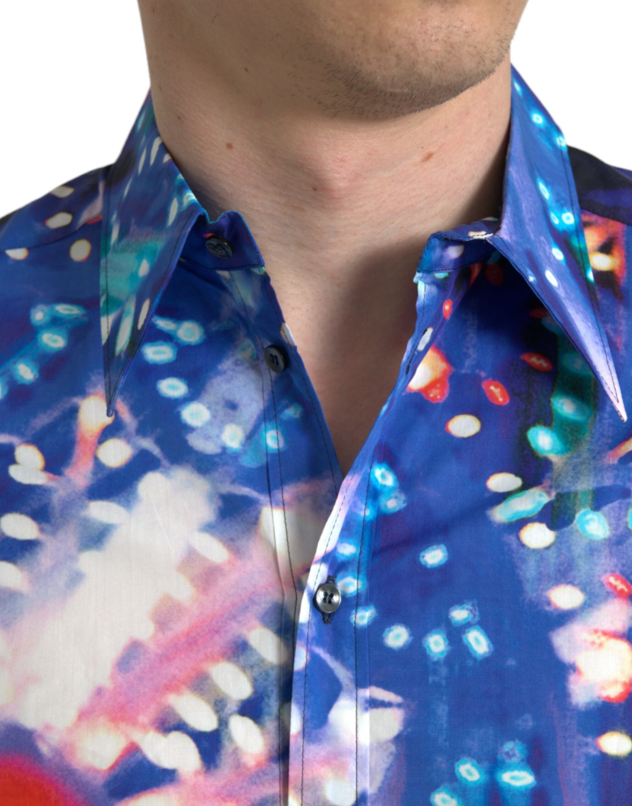 Multicolor Luminarie Slim MARTINI-overhemd