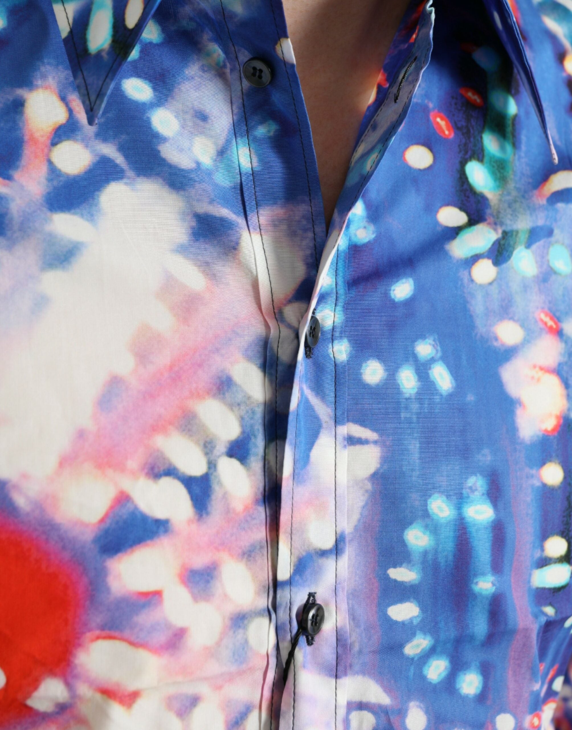 Multicolor Luminarie Slim MARTINI-overhemd