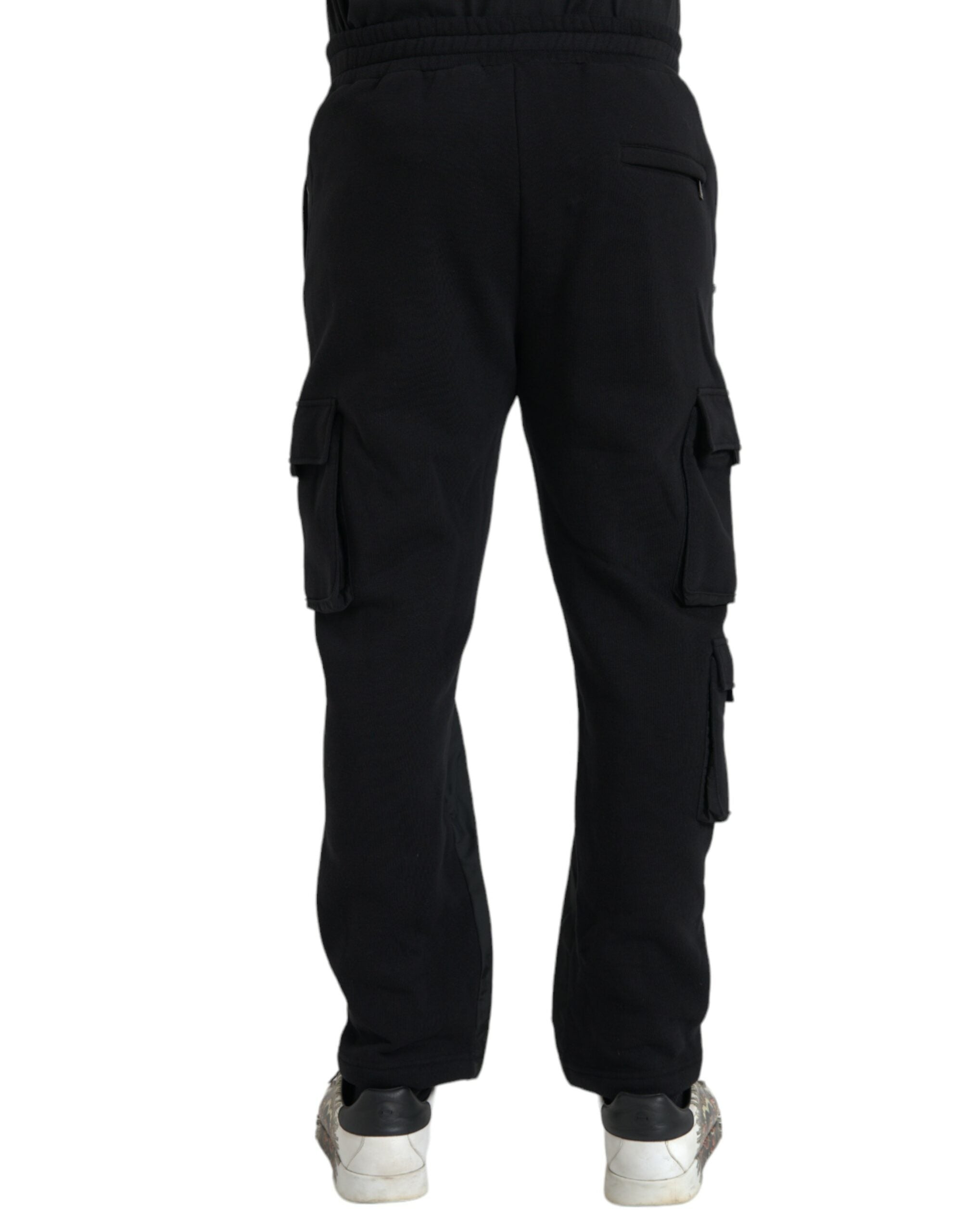 Zwarte skinny broek van katoenmix