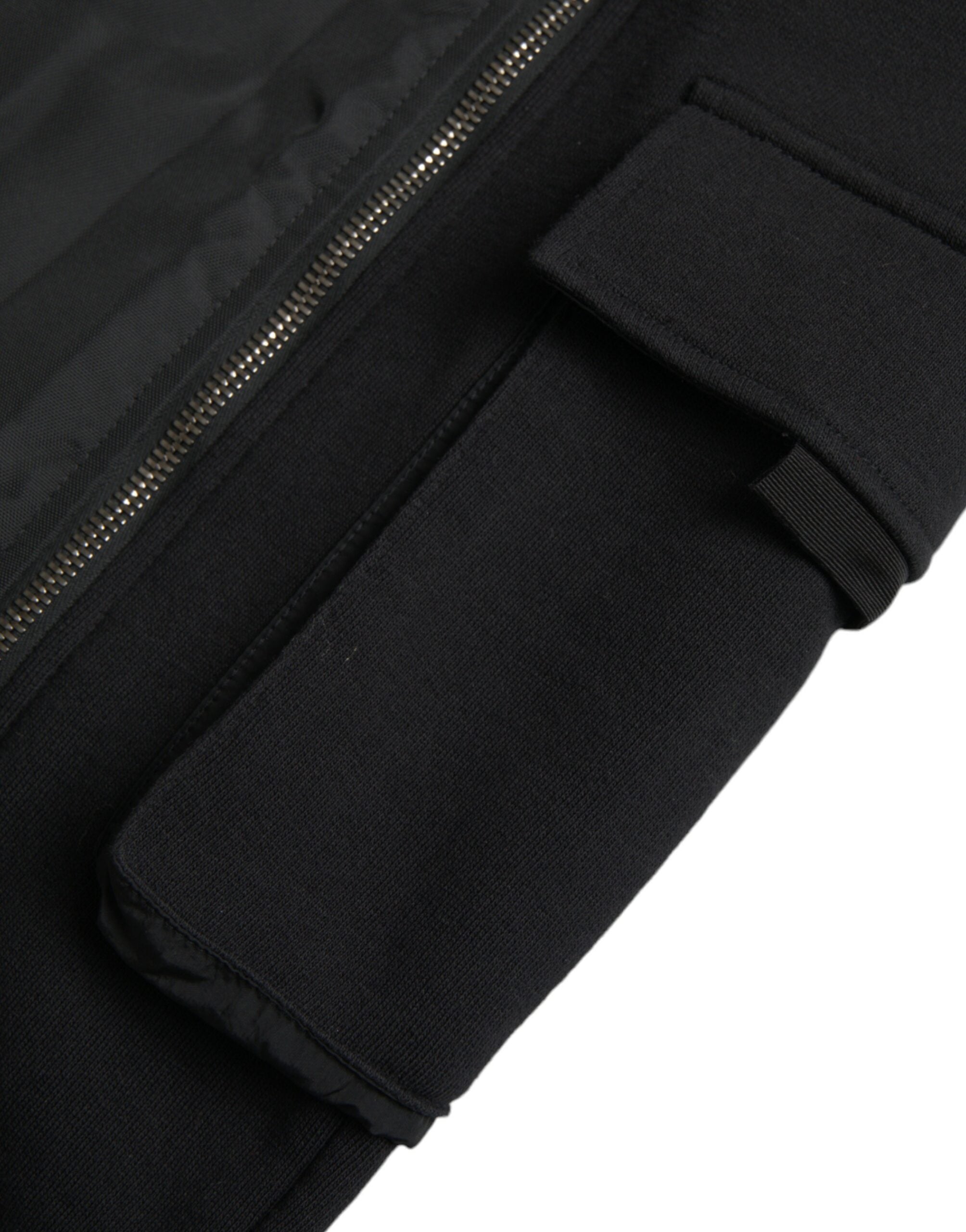 Zwarte skinny broek van katoenmix