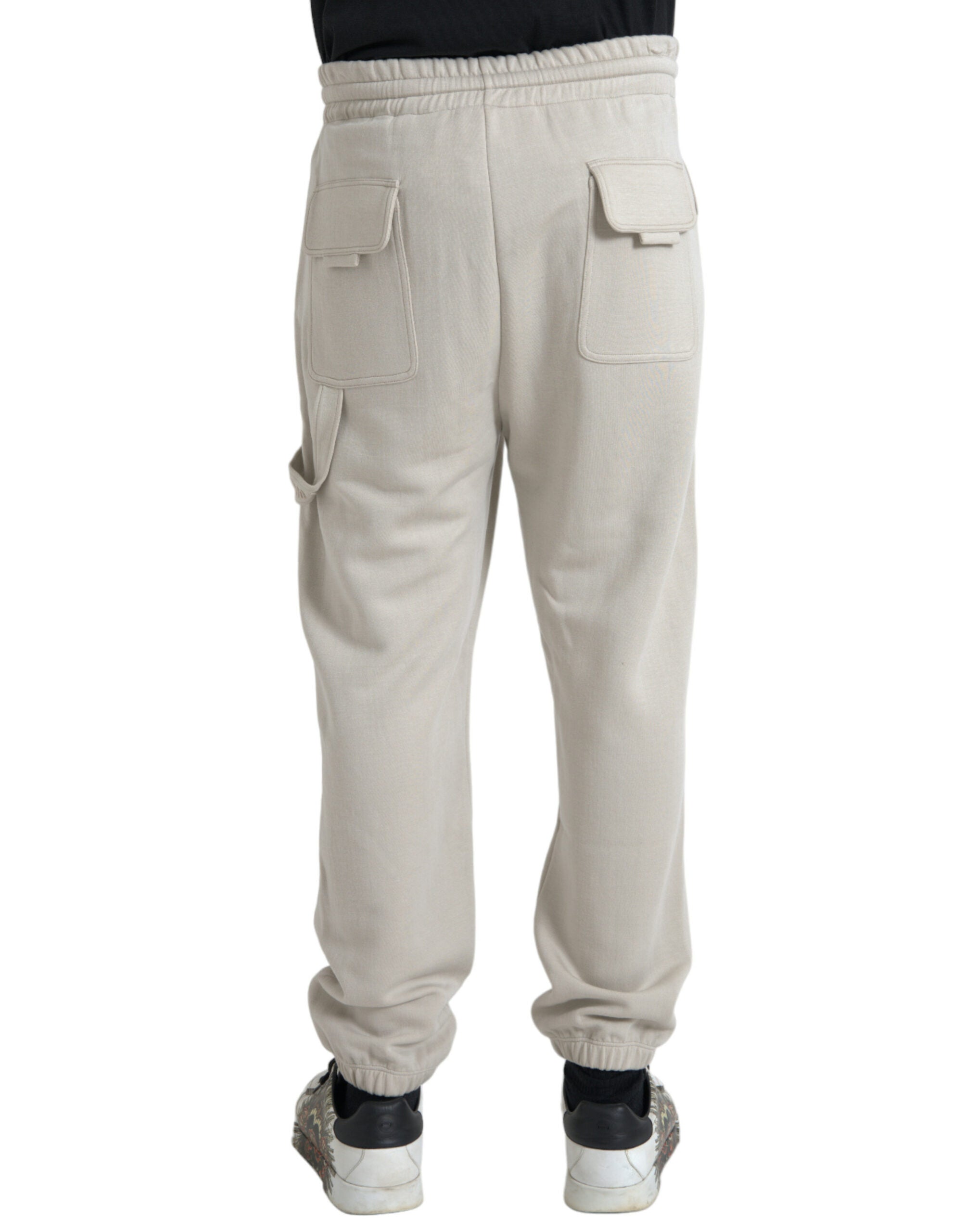 Off White Viscose Cargo Jogger Sweatpants Broek