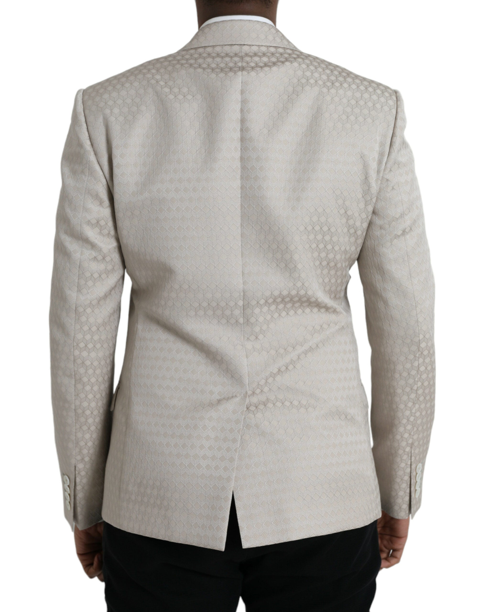 Beige MARTINI enkelrijsjasblazer