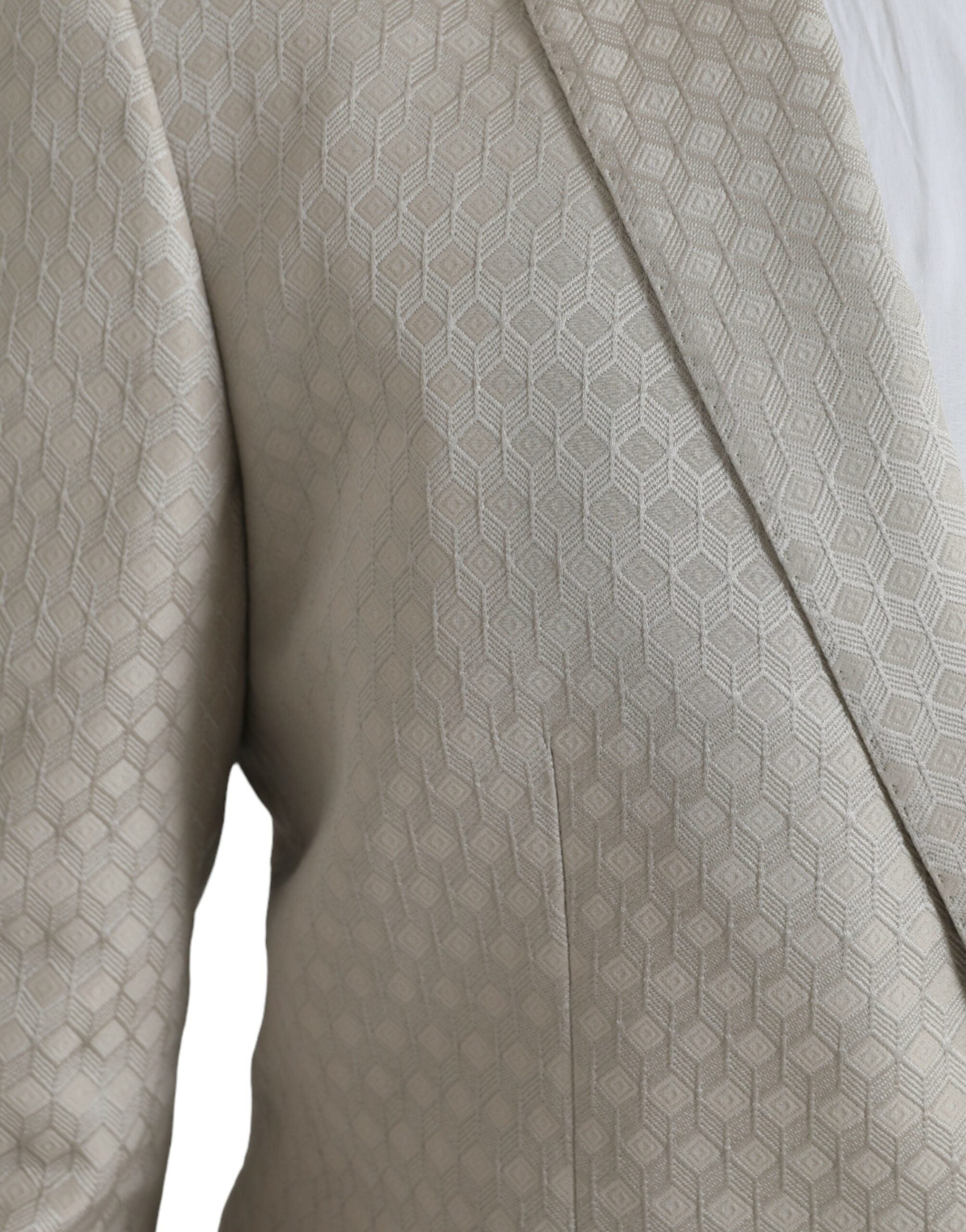 Beige MARTINI enkelrijsjasblazer