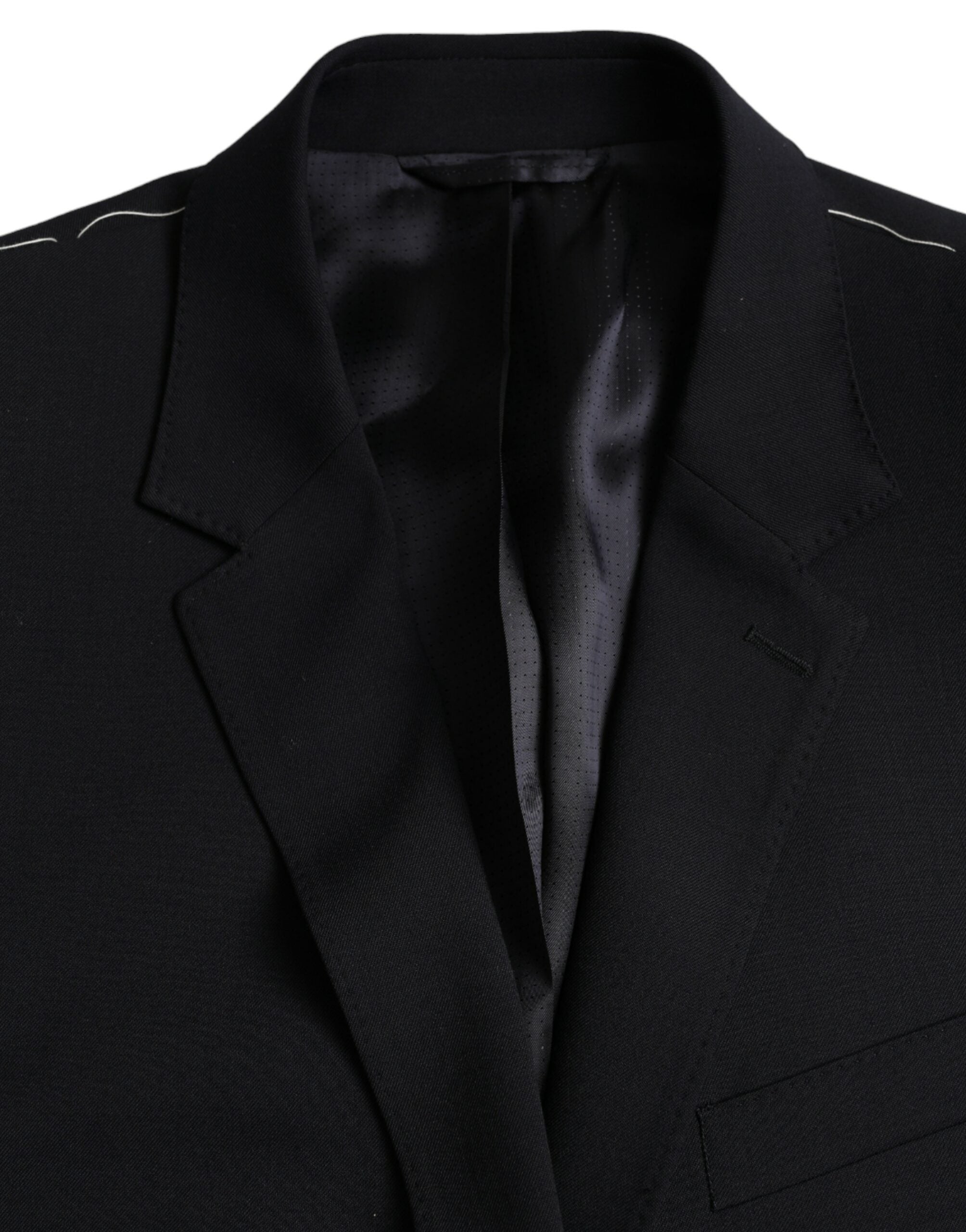 Zwarte MARTINI enkelrijsjasblazer