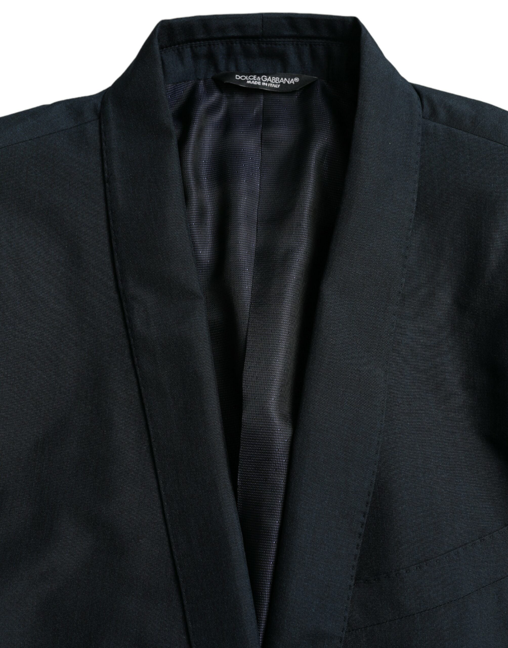 Blauwe GOUDEN Notch Single Breasted Blazer