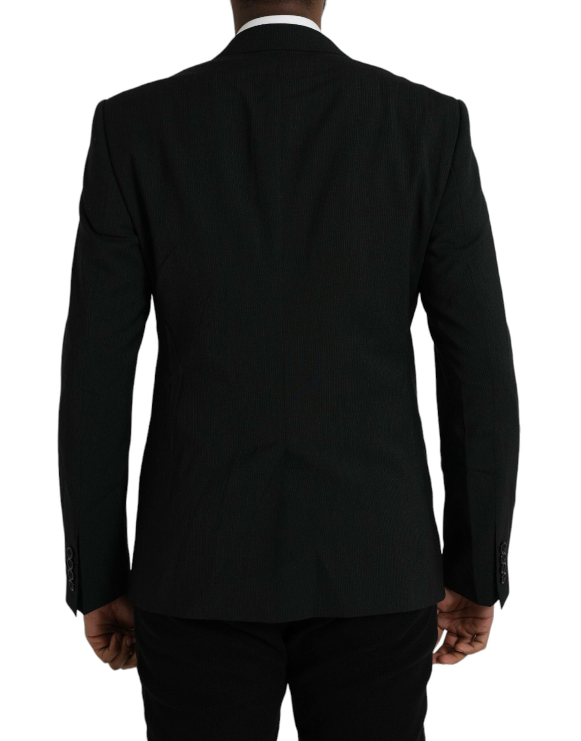Blauwe MARTINI sjaal enkelrijs blazer