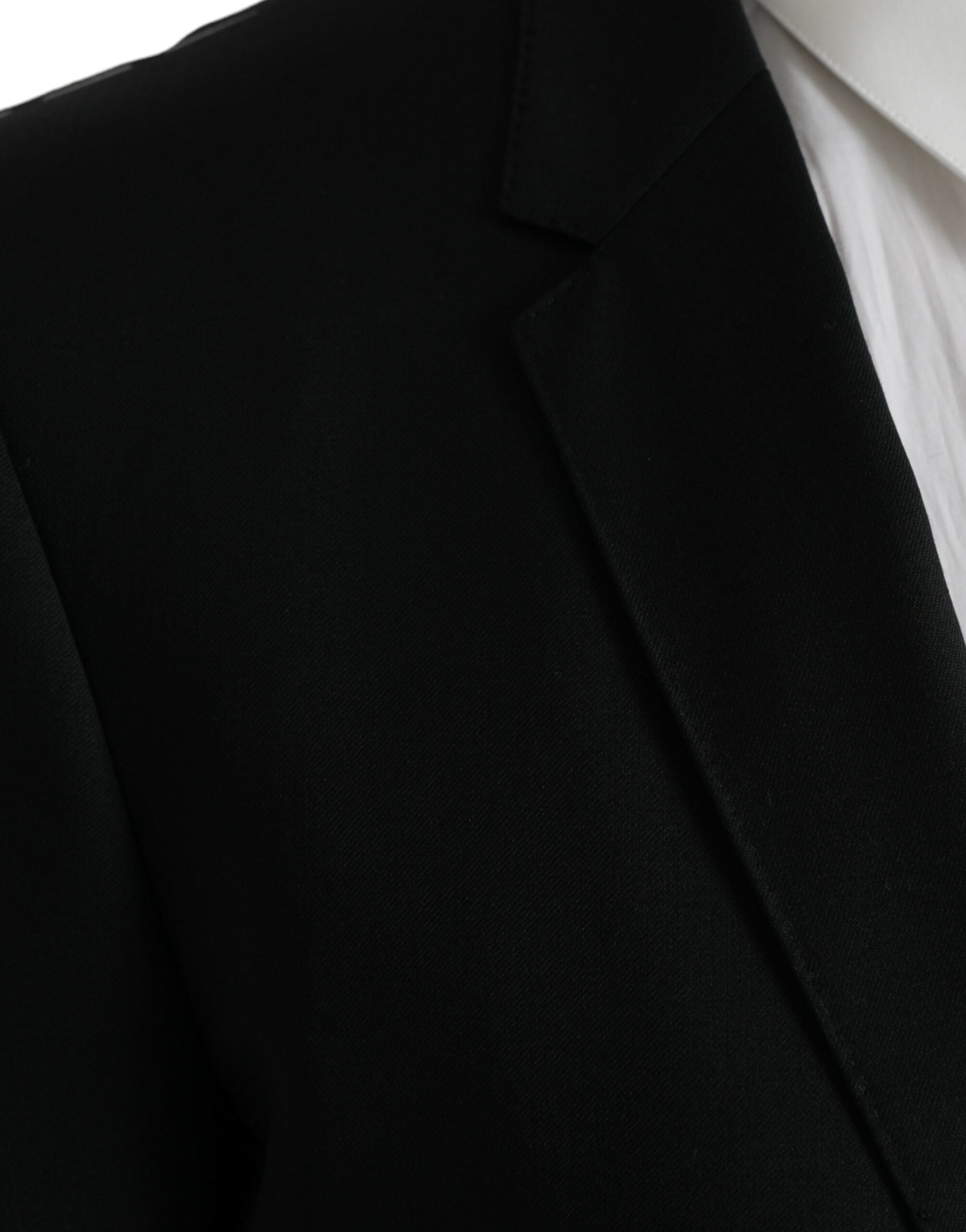 Zwarte wollen MARTINI enkelrijsblazer