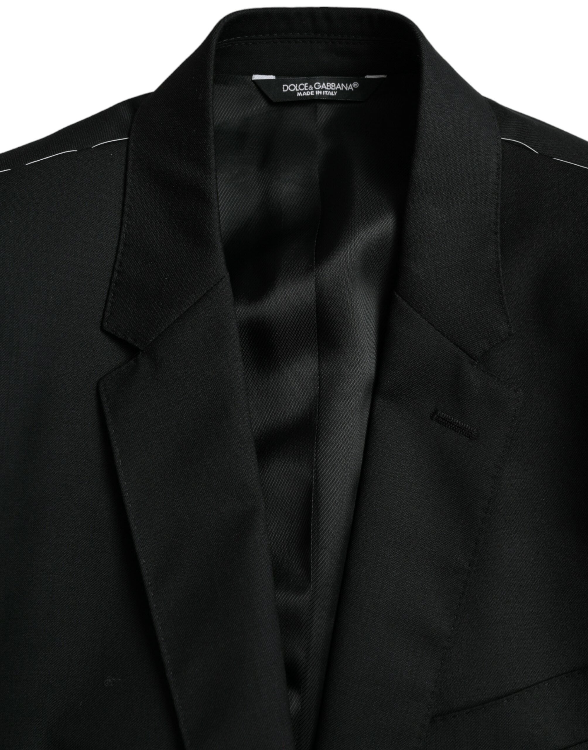 Zwarte wollen MARTINI enkelrijsblazer