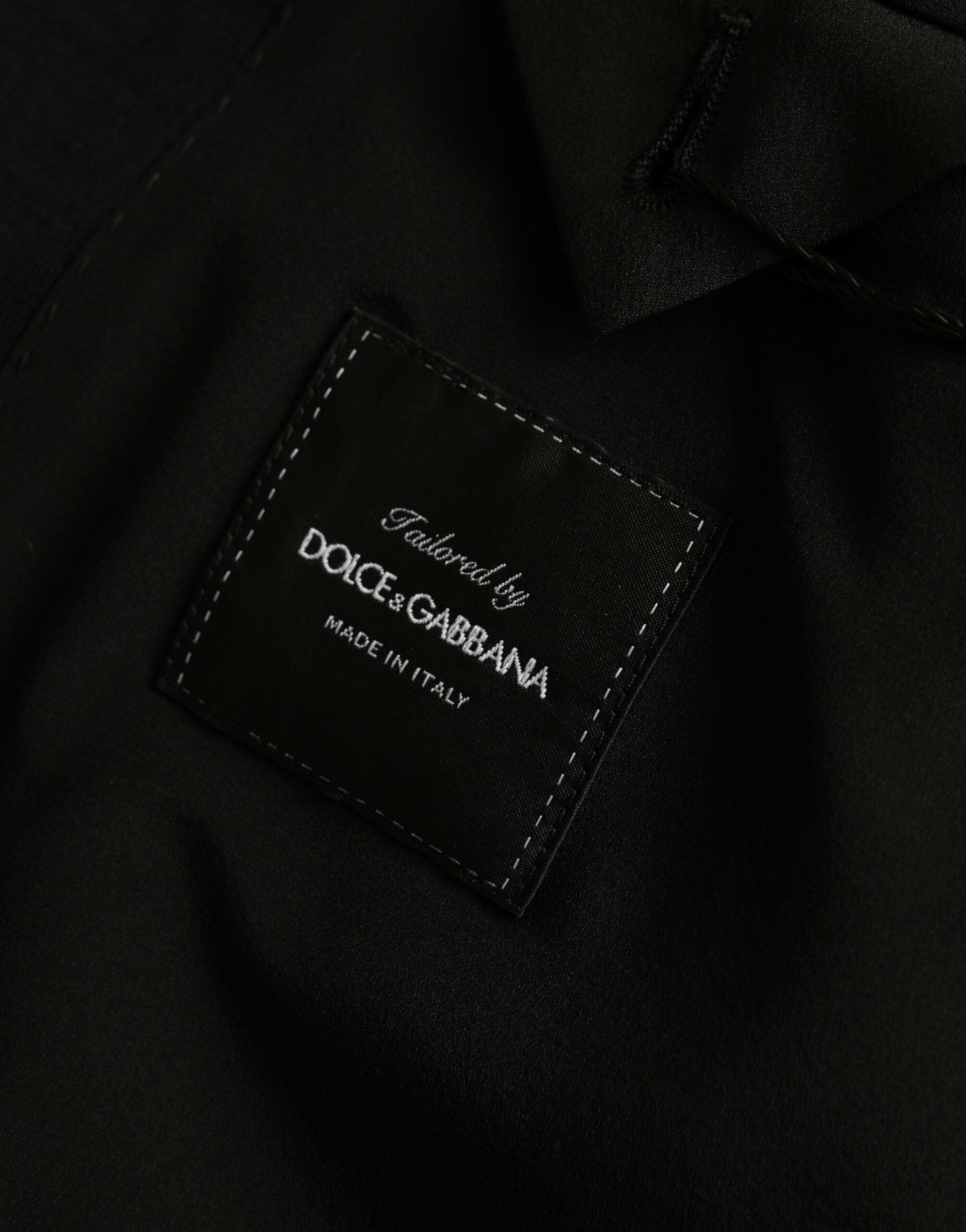Zwarte wollen single-breasted jasblazer