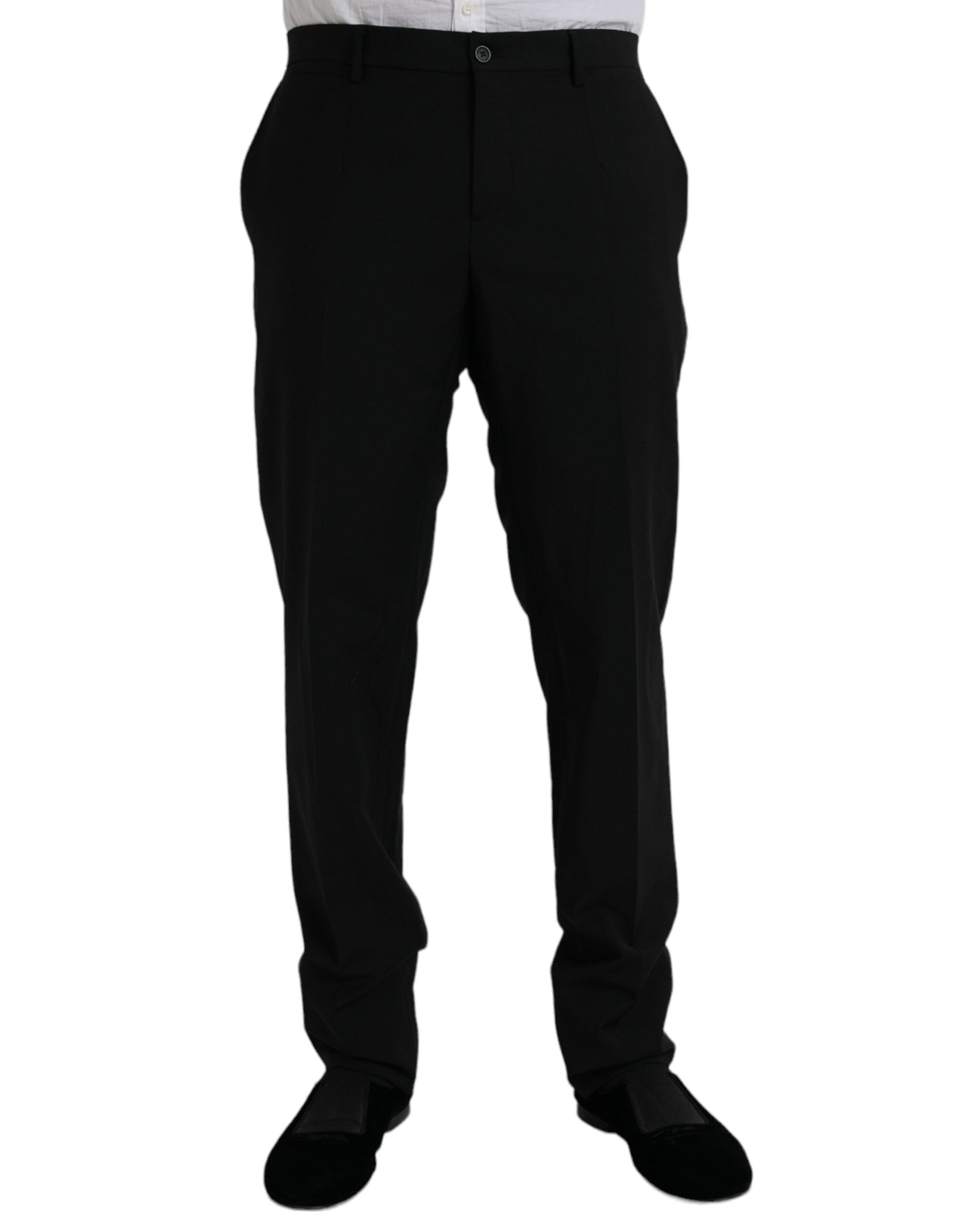 Zwart polyester STAFF formeel 3-delig pak