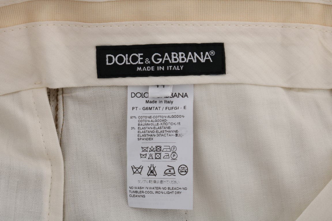 Bruine stretchkatoenen broek