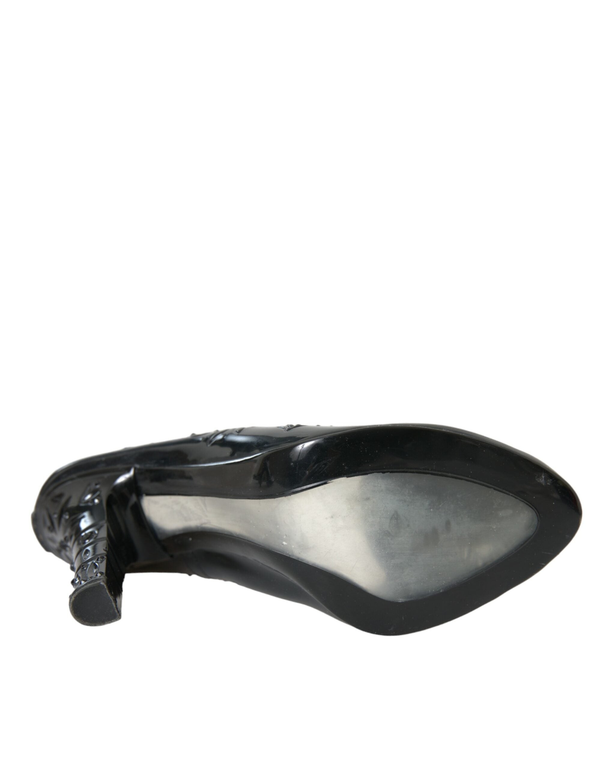 Zwarte kristallen CINDERELLA hakken pumps schoenen