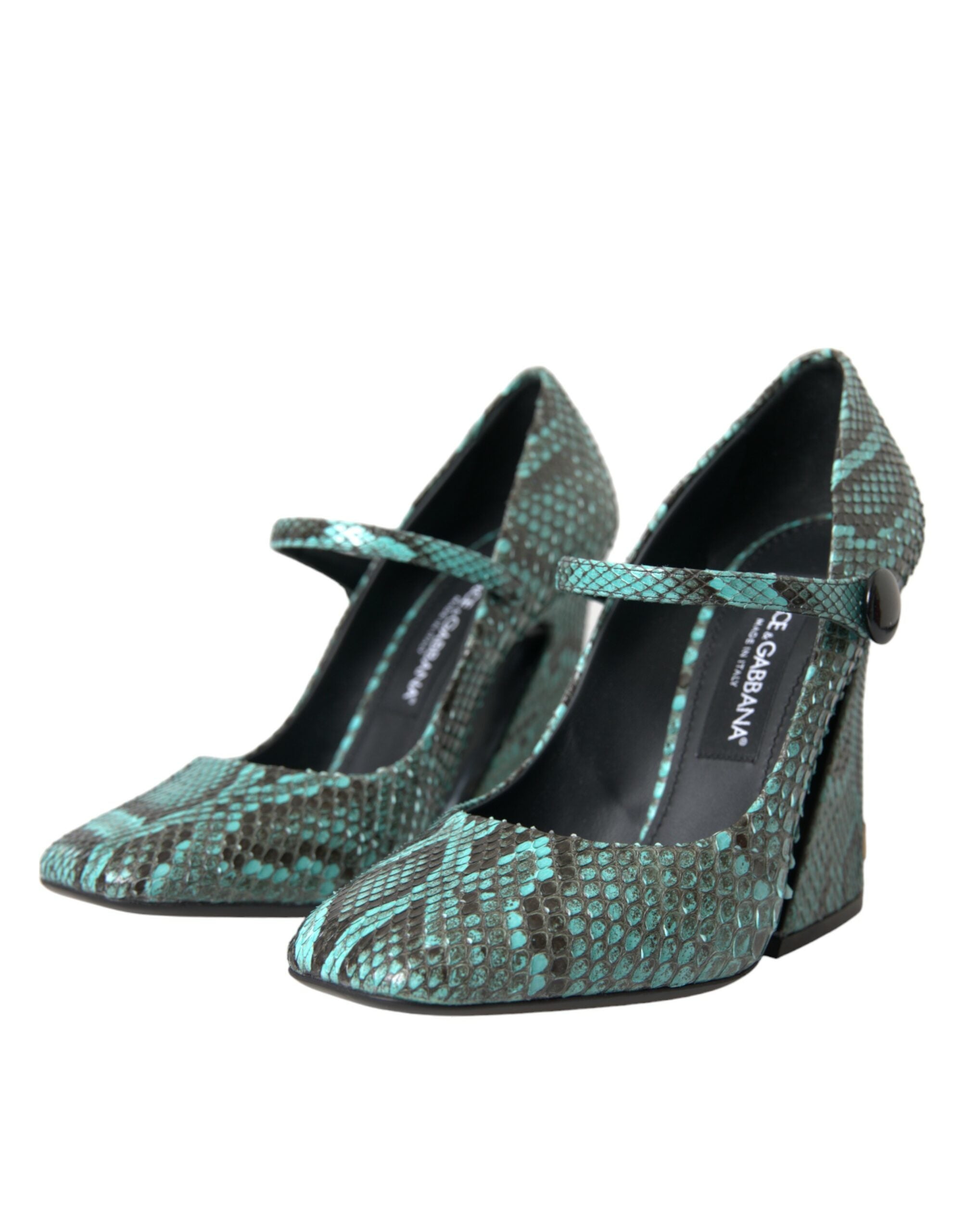 Aqua Python leren Mary Jane pumps