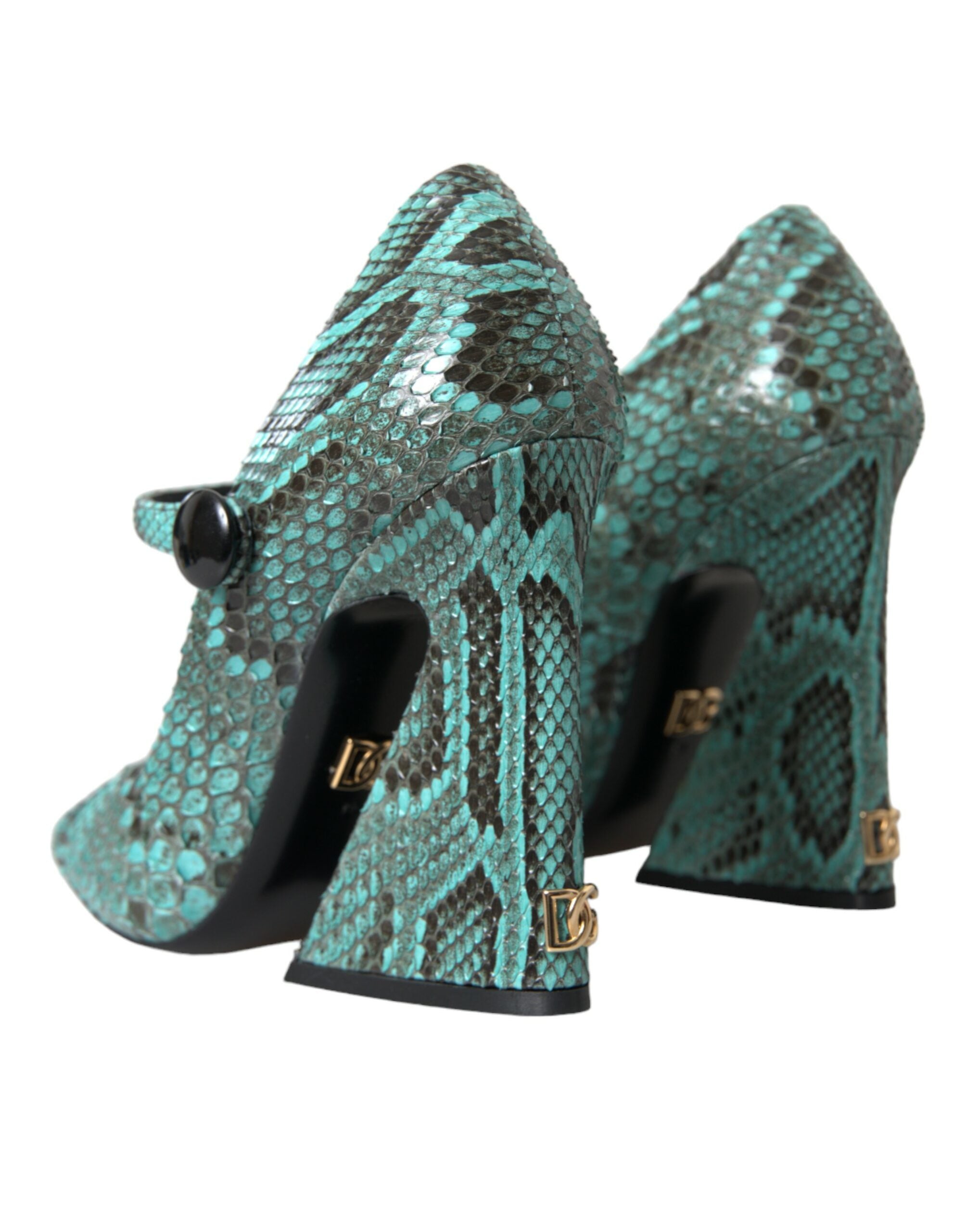 Aqua Python leren Mary Jane pumps