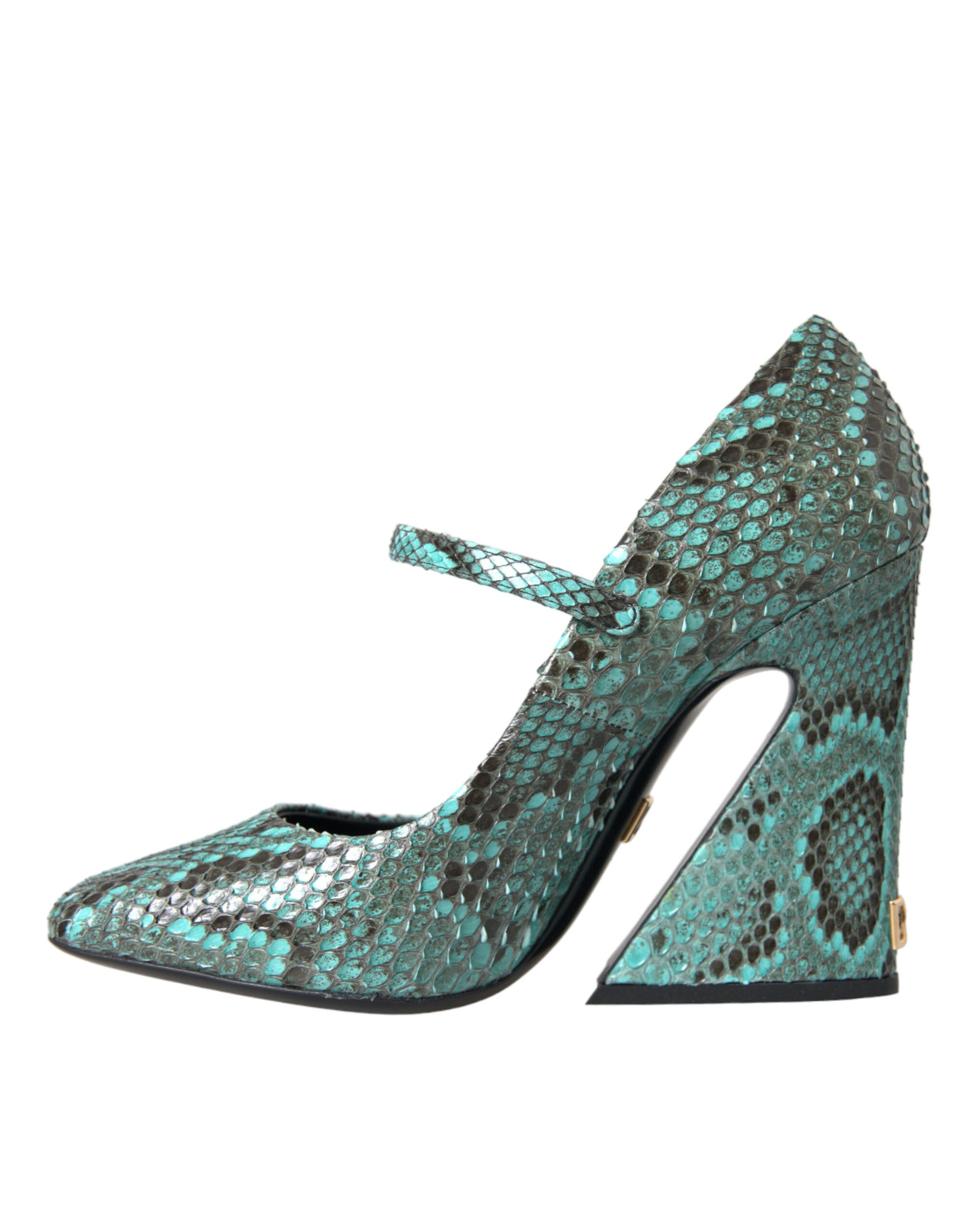 Aqua Python leren Mary Jane pumps
