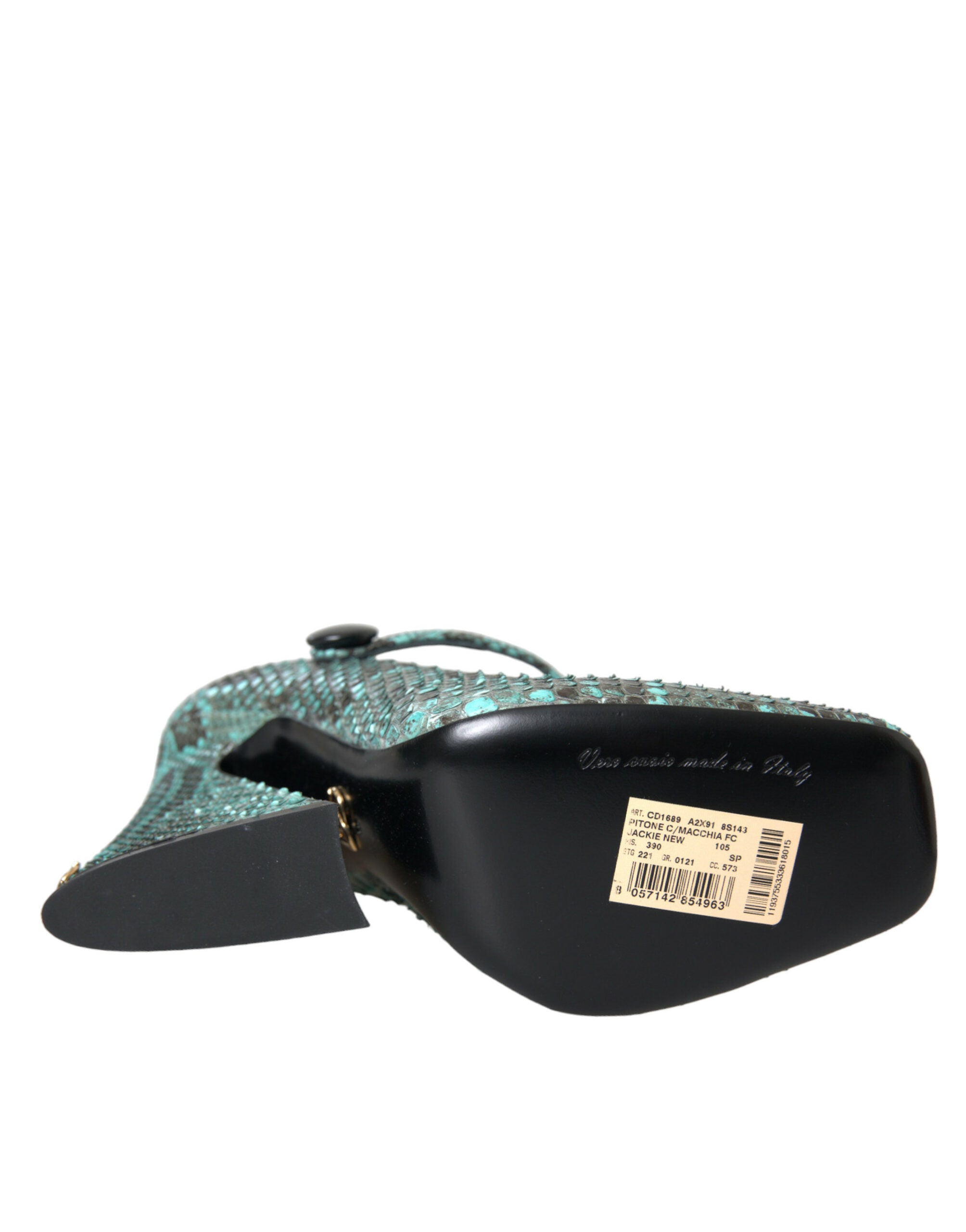 Aqua Python leren Mary Jane pumps