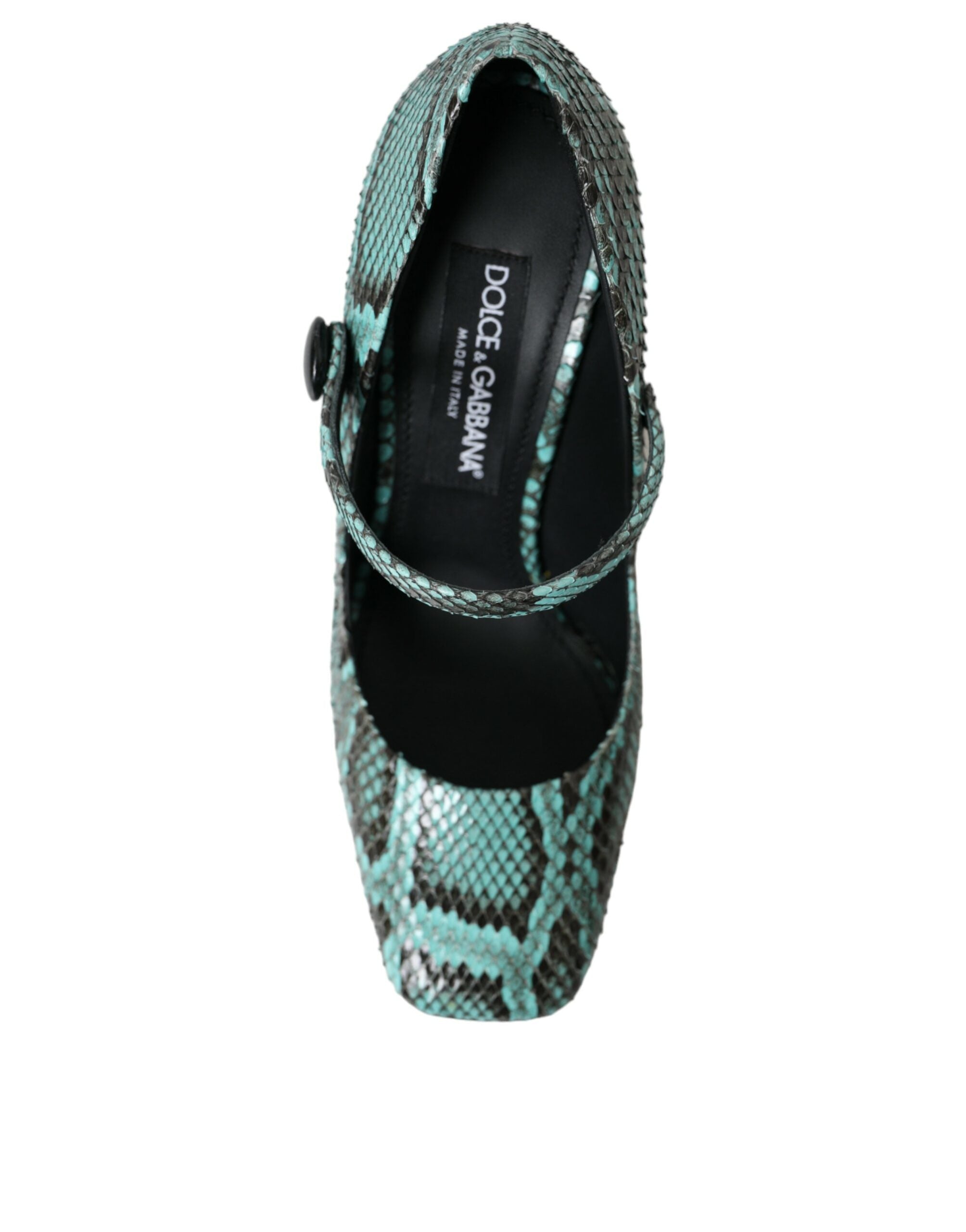 Aqua Python leren Mary Jane pumps
