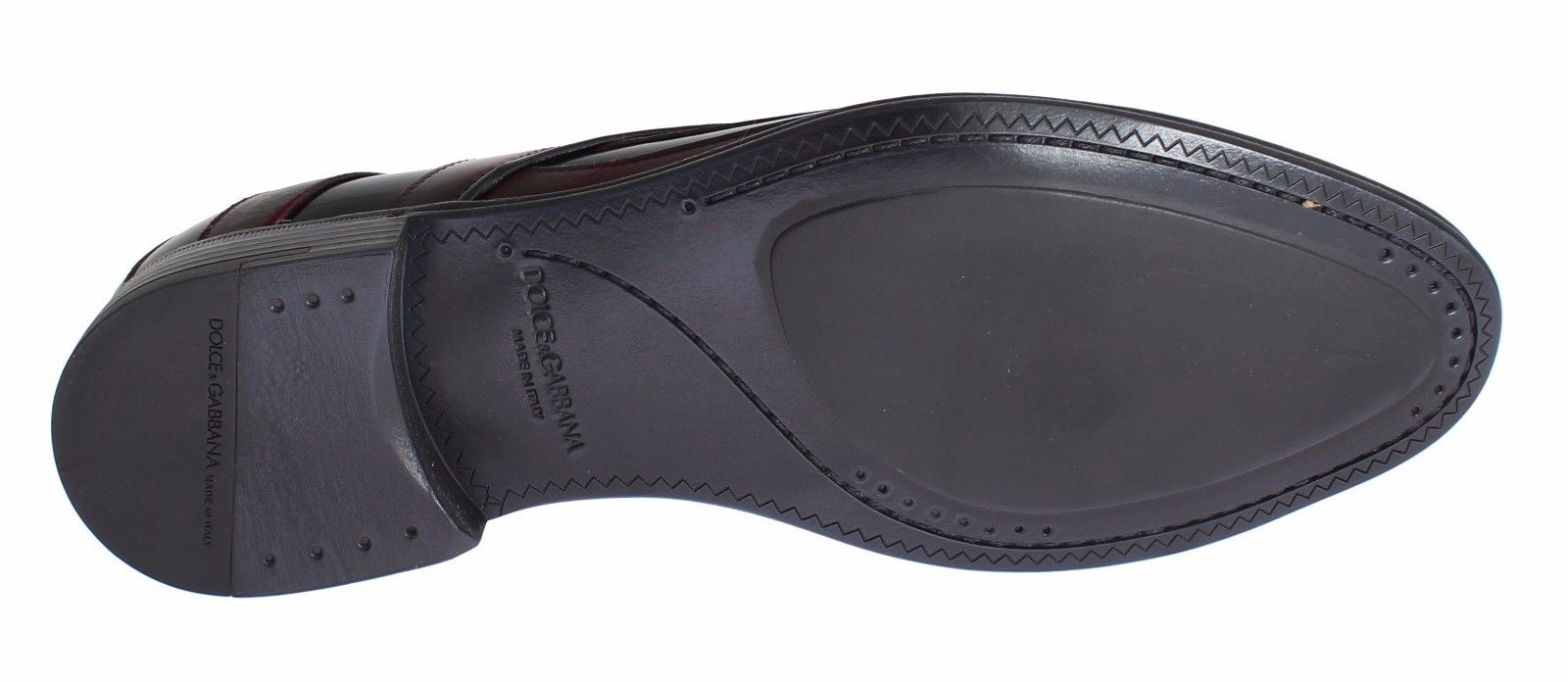 Zwarte Bordeaux leren formele schoenen