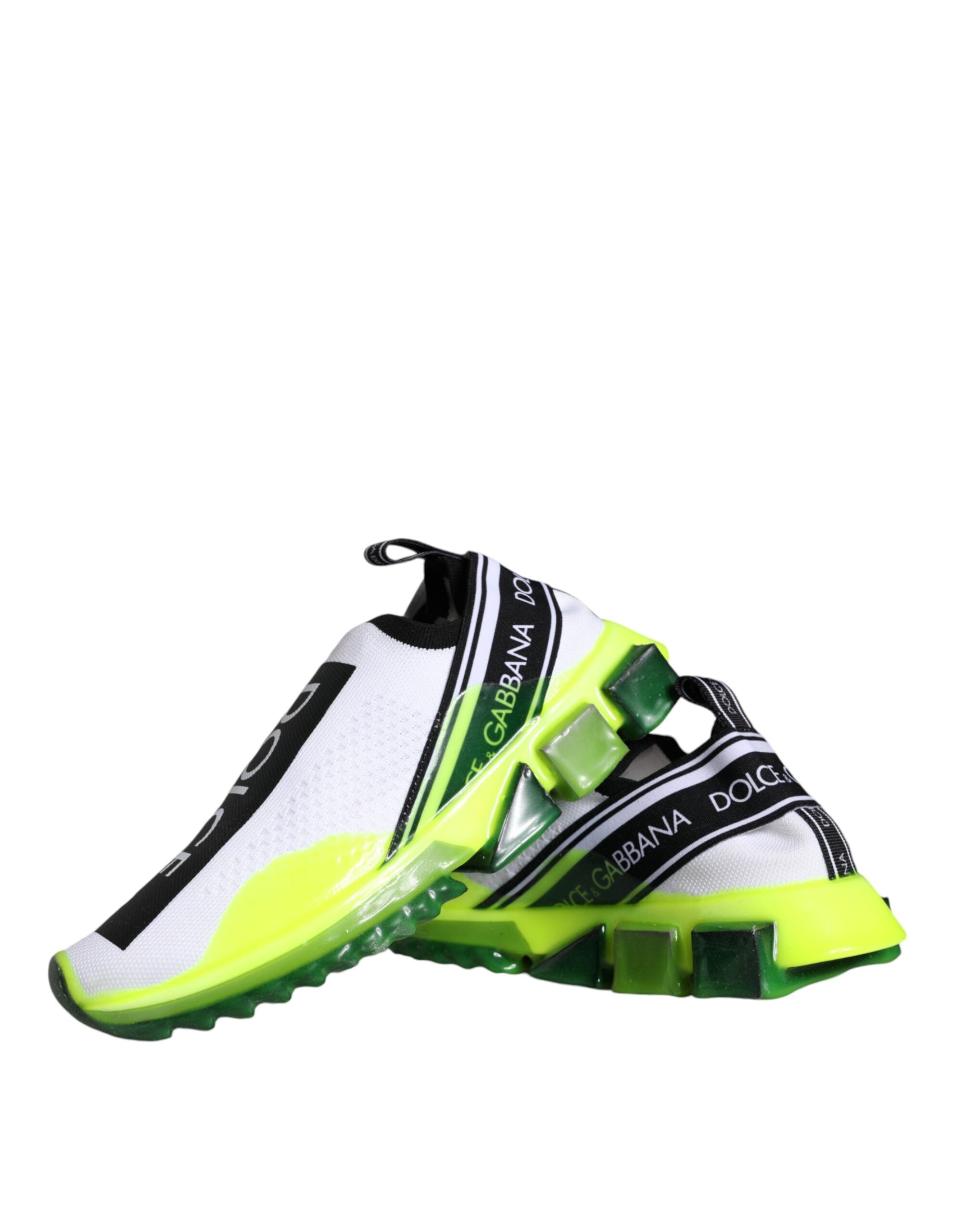 Witte gele instappers Sorrento sneakers