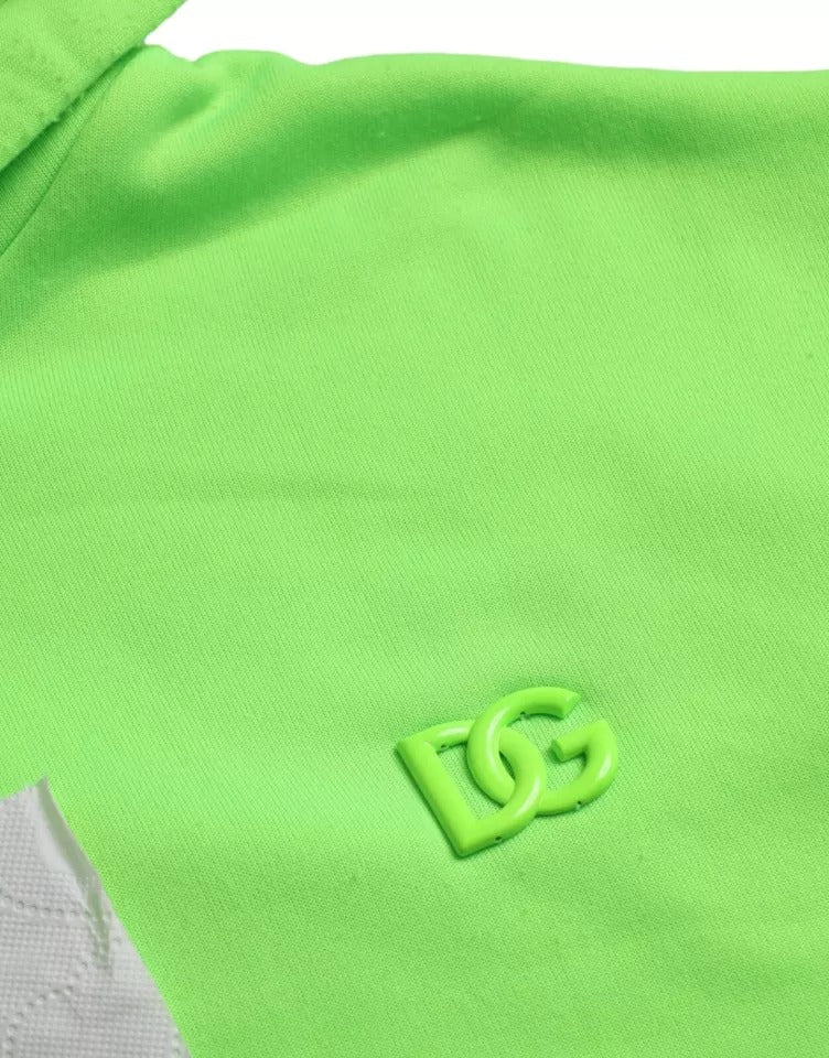Groene Logo Hooded Pullover Sweatshirt Trui