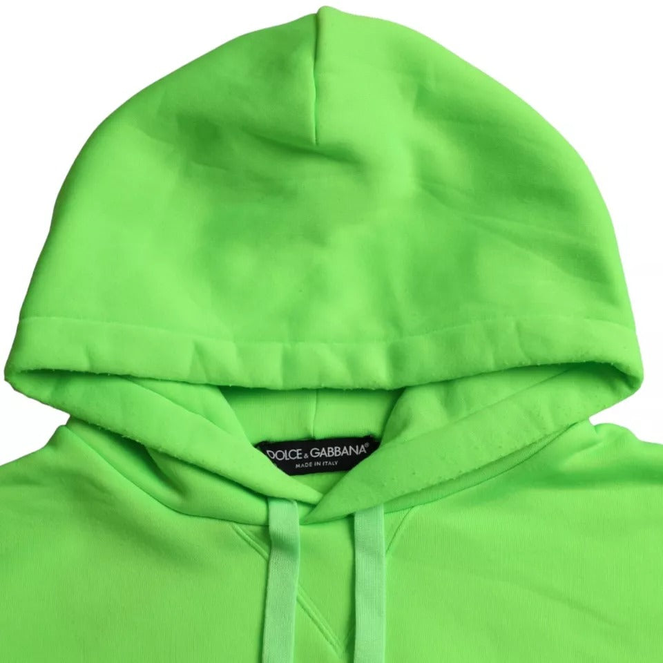 Groene Logo Hooded Pullover Sweatshirt Trui