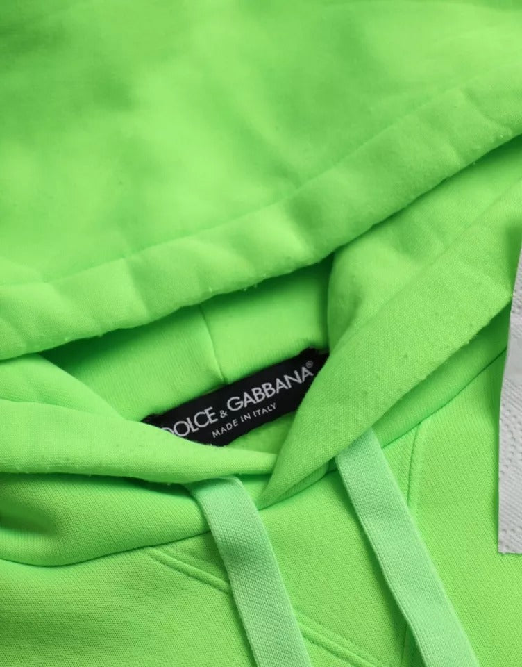 Groene Logo Hooded Pullover Sweatshirt Trui
