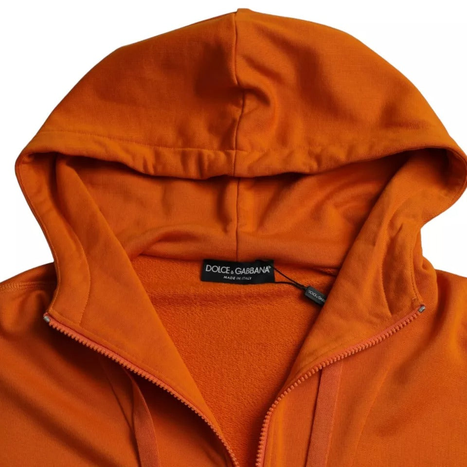Oranje hoodie met capuchon