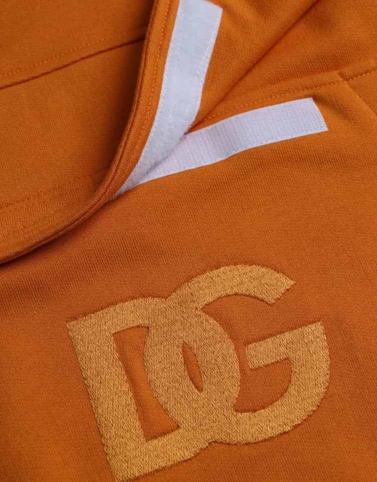 Oranje hoodie met capuchon
