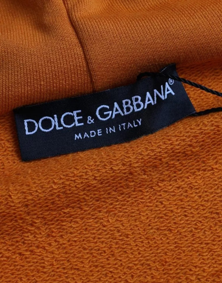 Oranje hoodie met capuchon