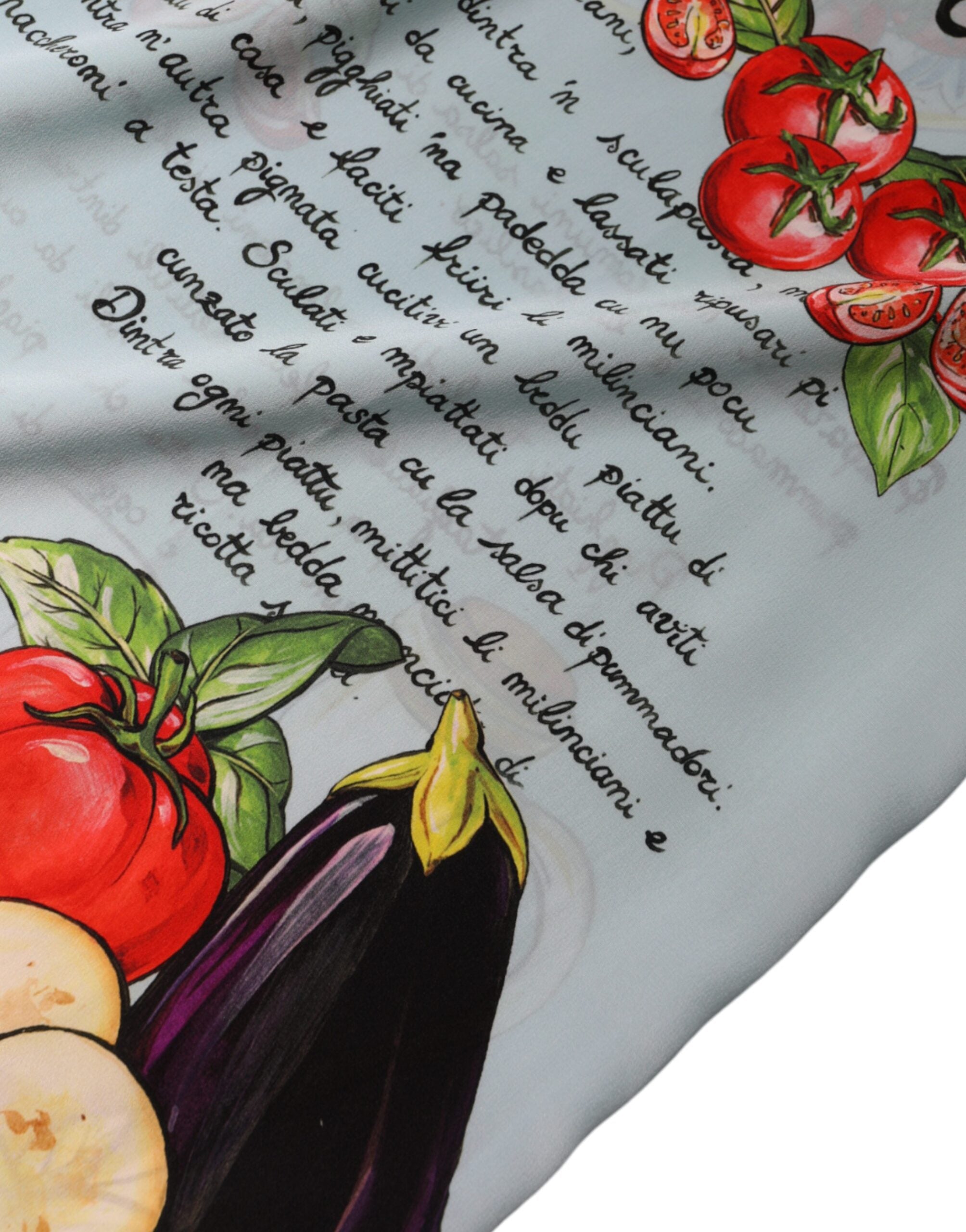 Veelkleurige tanktop met Pasta Alla Norma-print