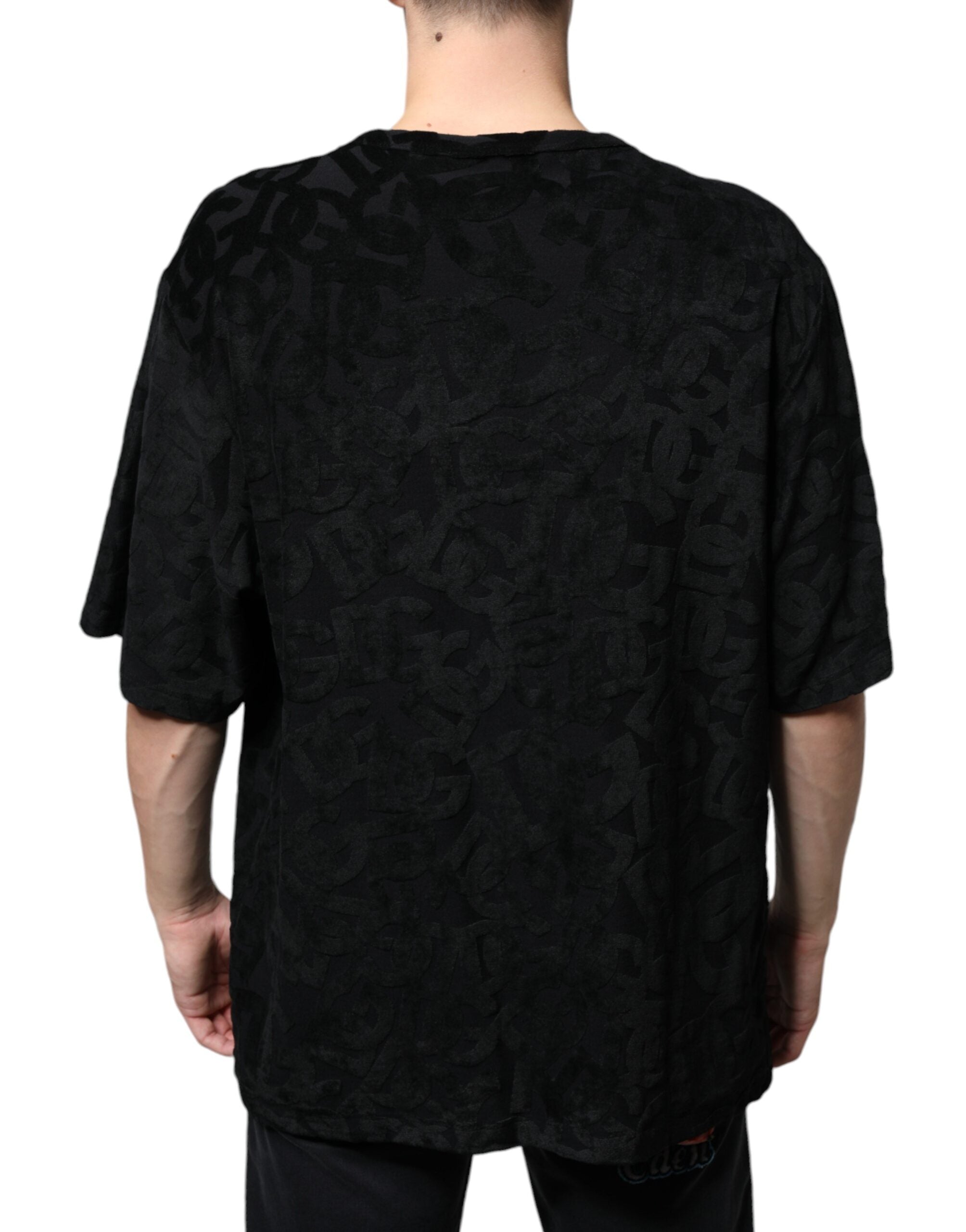 Zwart DG Mania logo-T-shirt