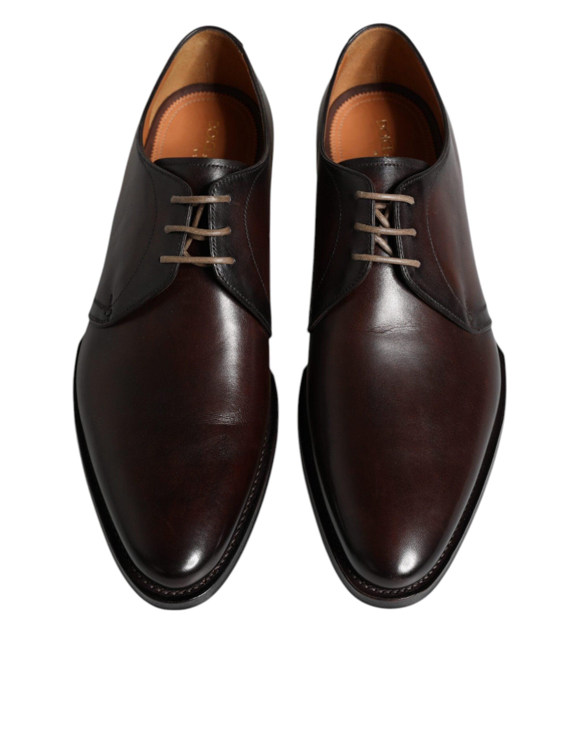 Zwarte leren veterschoenen voor heren