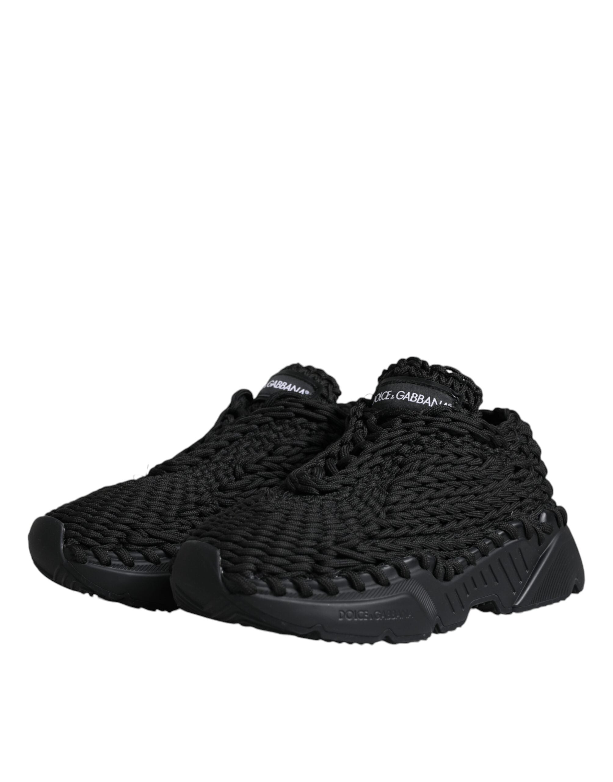Zwarte gebreide Daymaster sneakers
