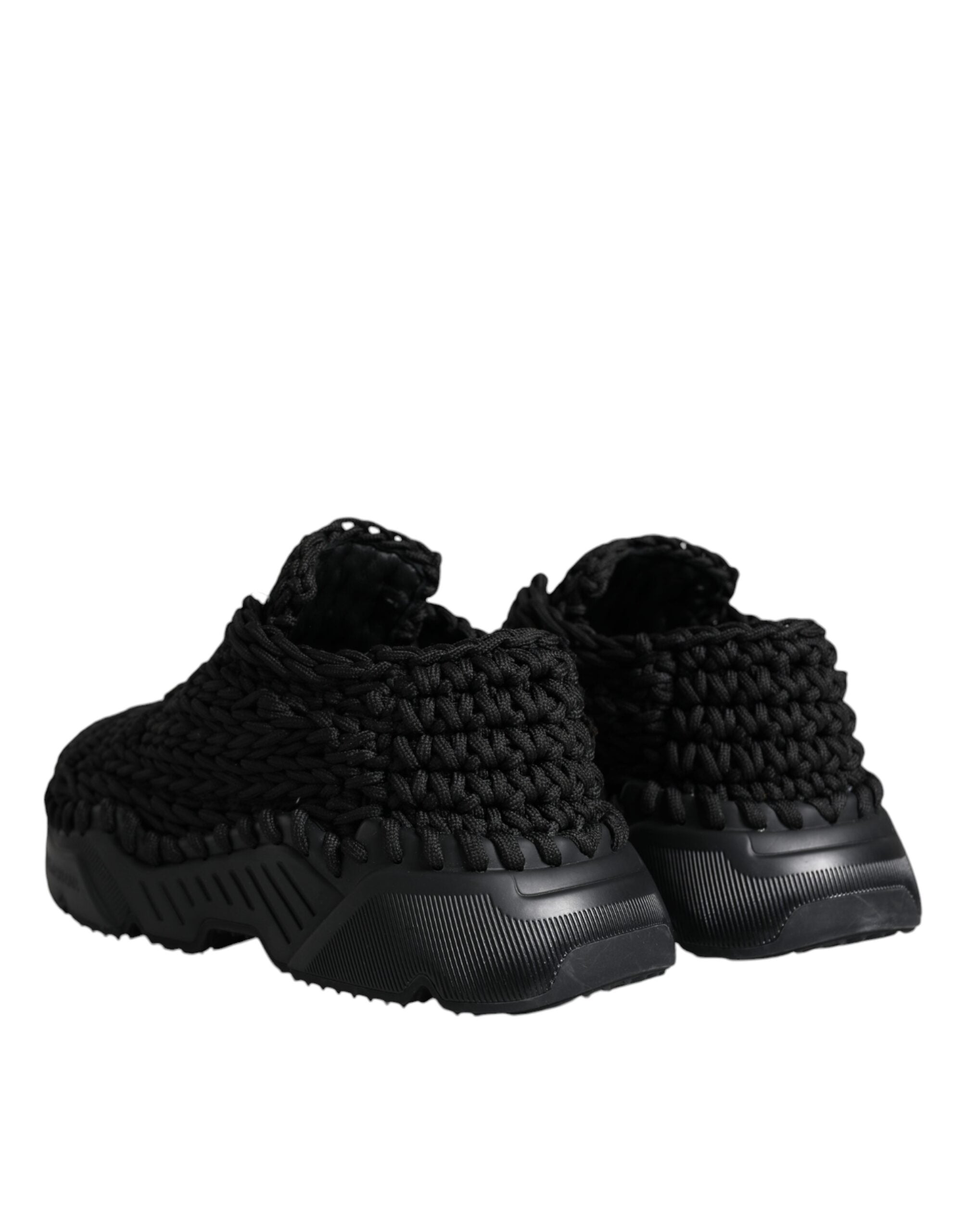 Zwarte gebreide Daymaster sneakers