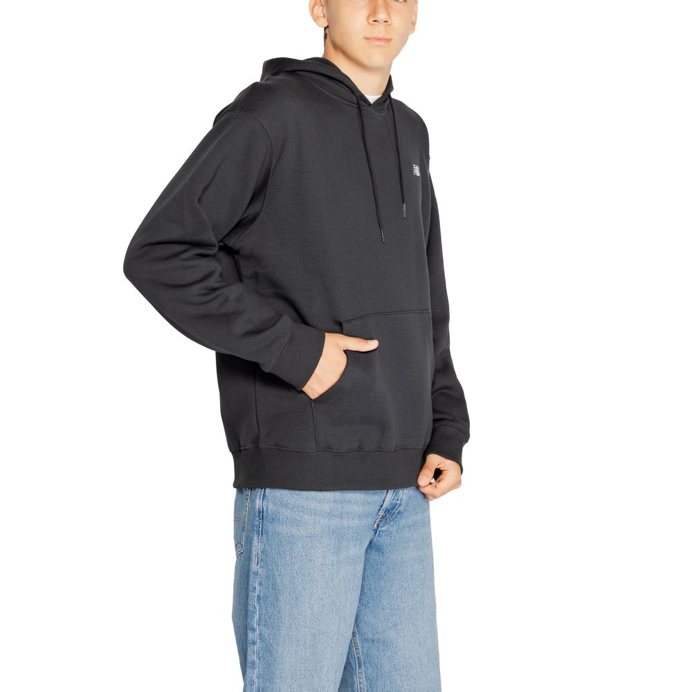 Black Cotton Hoodie