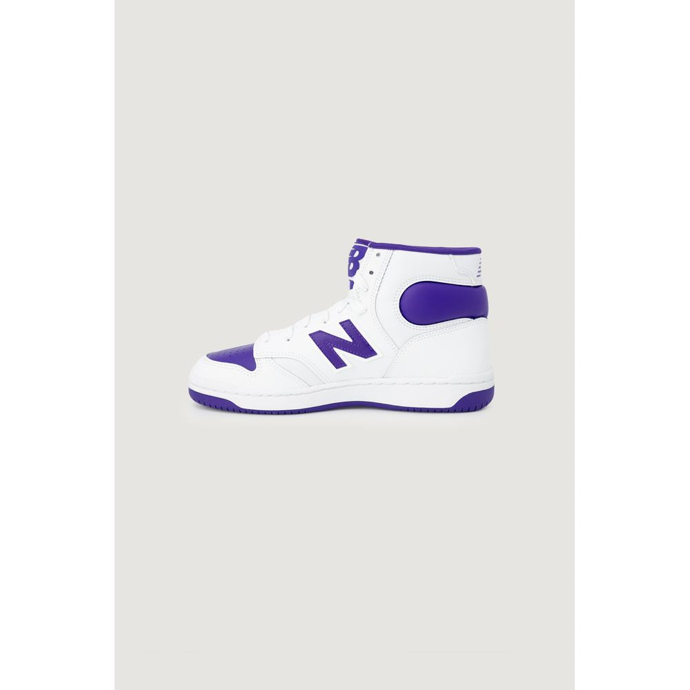 Paarse leren sneaker