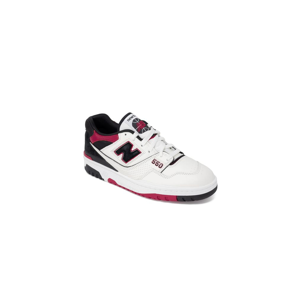 Rode leren sneaker