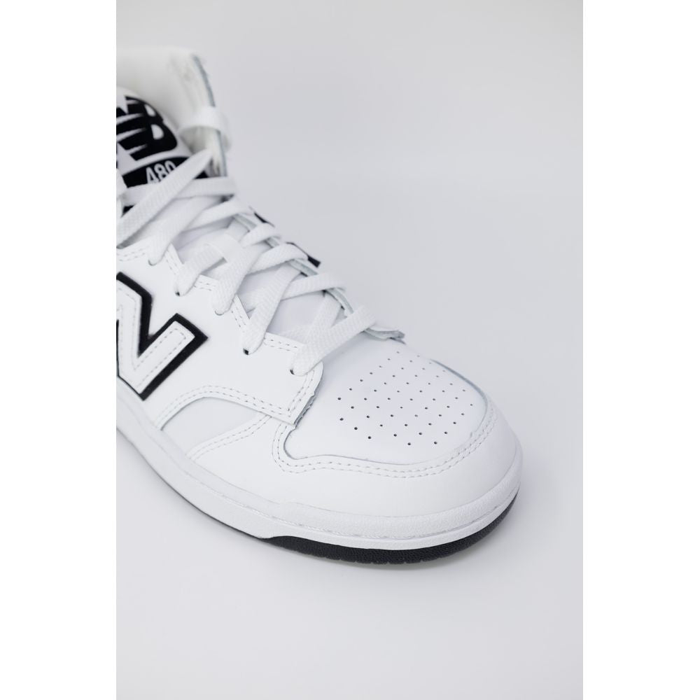 Zwarte leren sneaker