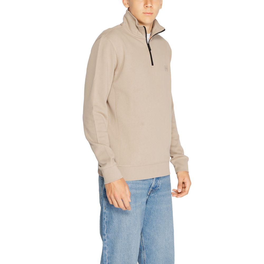 Bruine katoenen sweater