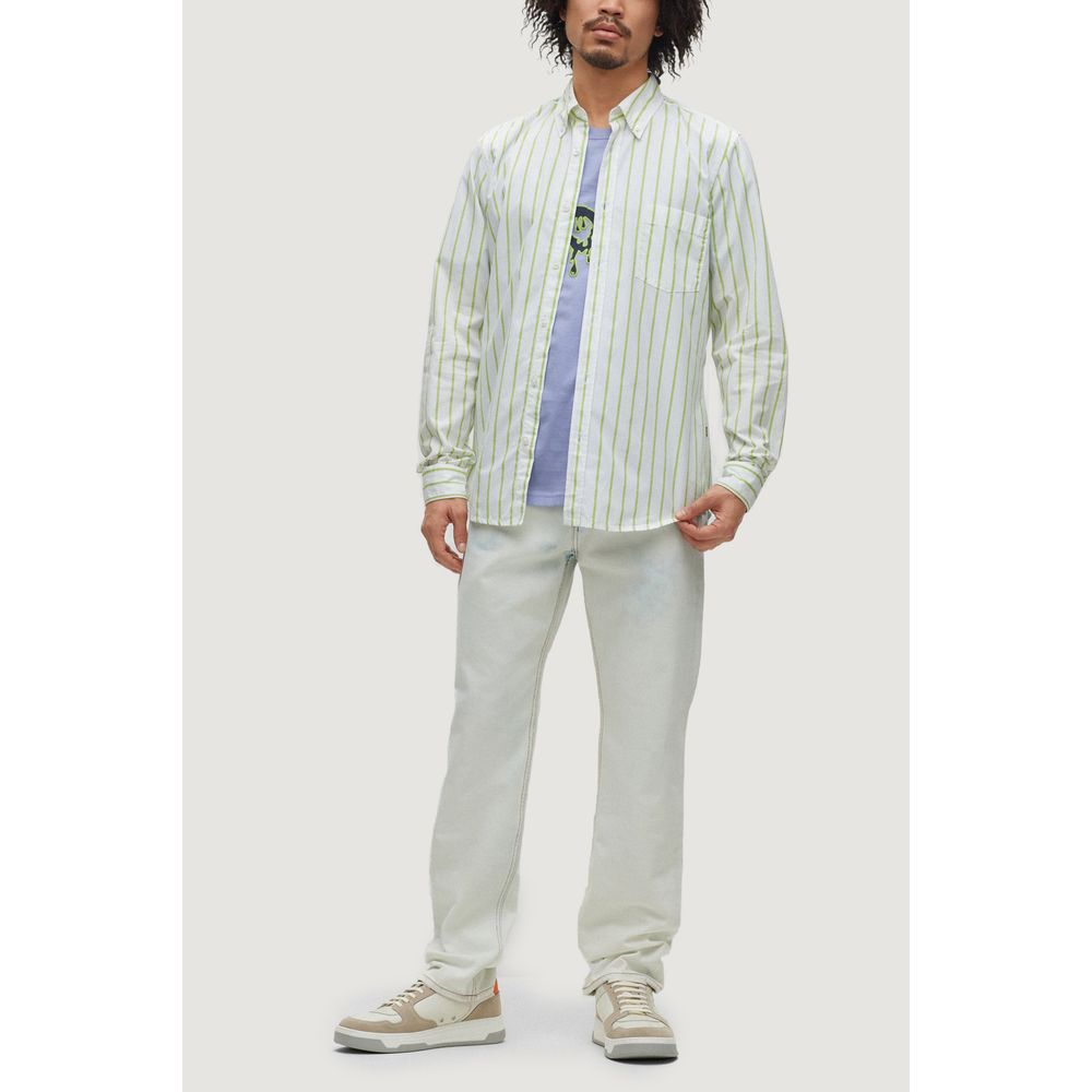 Groen katoenen shirt
