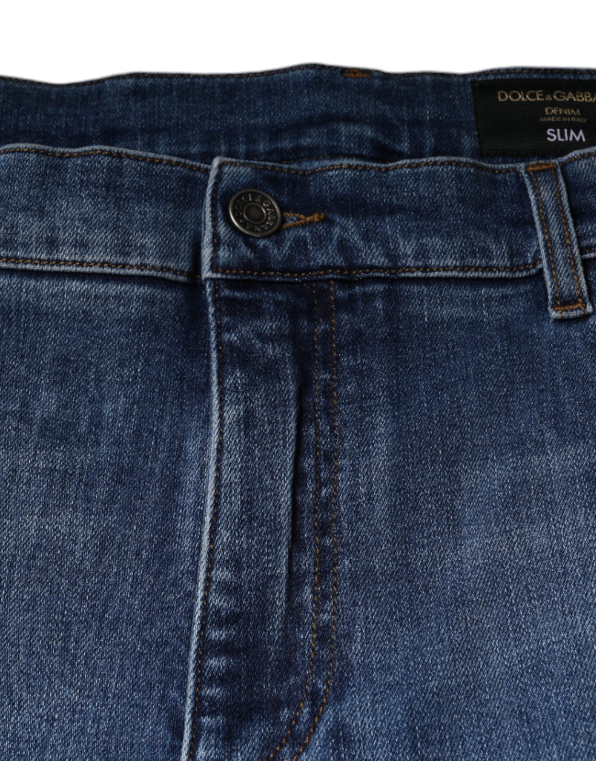 Blauwe gewassen katoenen stretch heren denim jeans