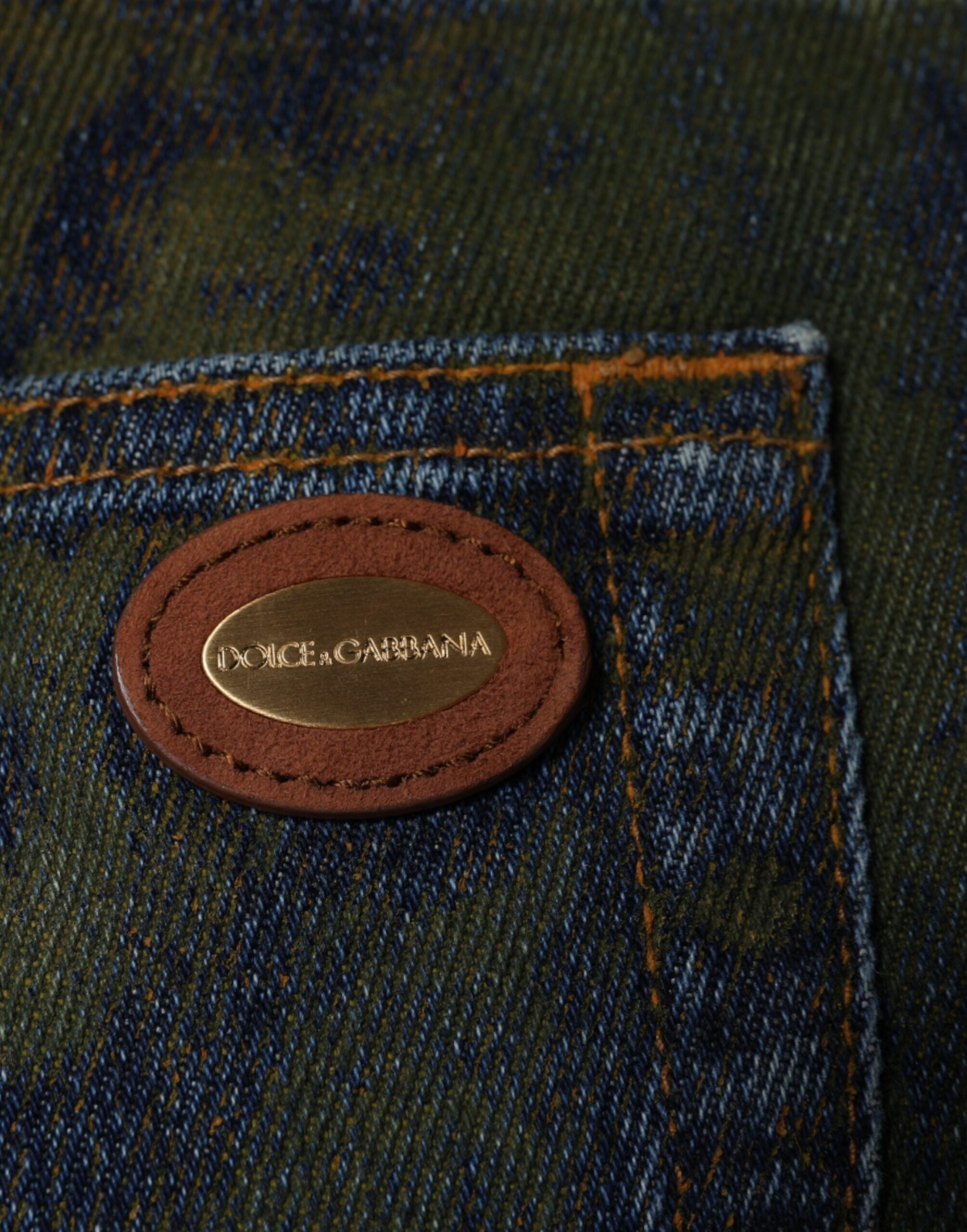 Blauwe katoenen geverfde slim fit heren denim jeans